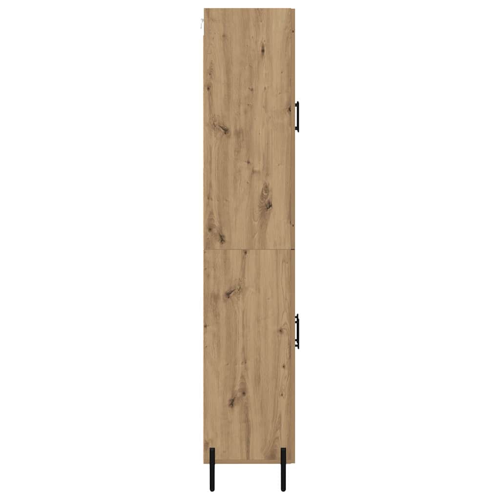 Highboard Umjetnički hrast 69,5 x 34 x 180 cm Konstruirano drvo