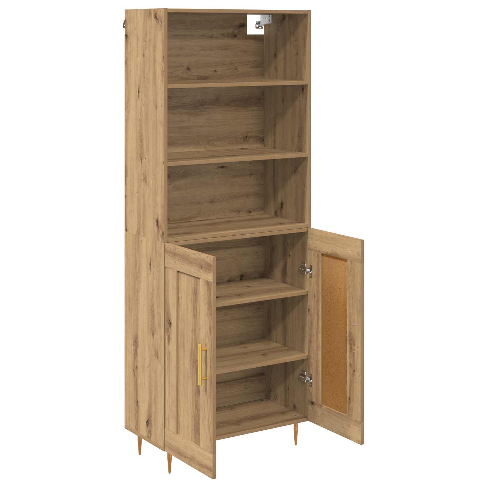 Highboard Umjetnički hrast 69,5 x 34 x 180 cm Konstruirano drvo