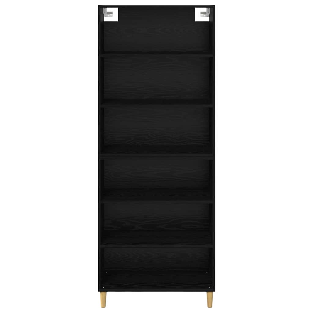 Highboard Crni hrast 69,5 x 32,5 x 180 cm Konstruirano drvo