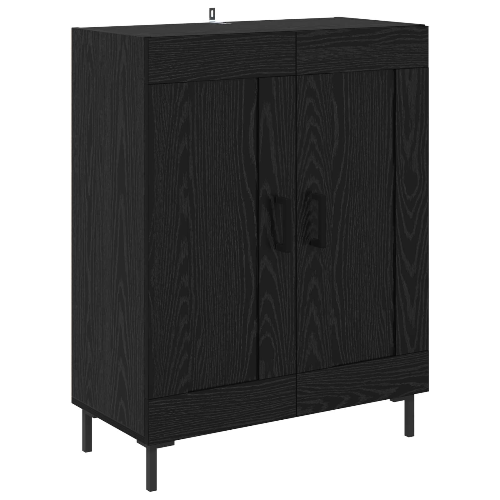 Highboard Crni hrast 69,5 x 34 x 180 cm Konstruirano drvo