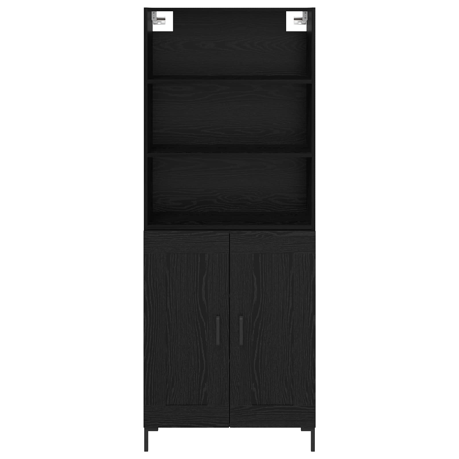 Highboard Crni hrast 69,5 x 34 x 180 cm Konstruirano drvo