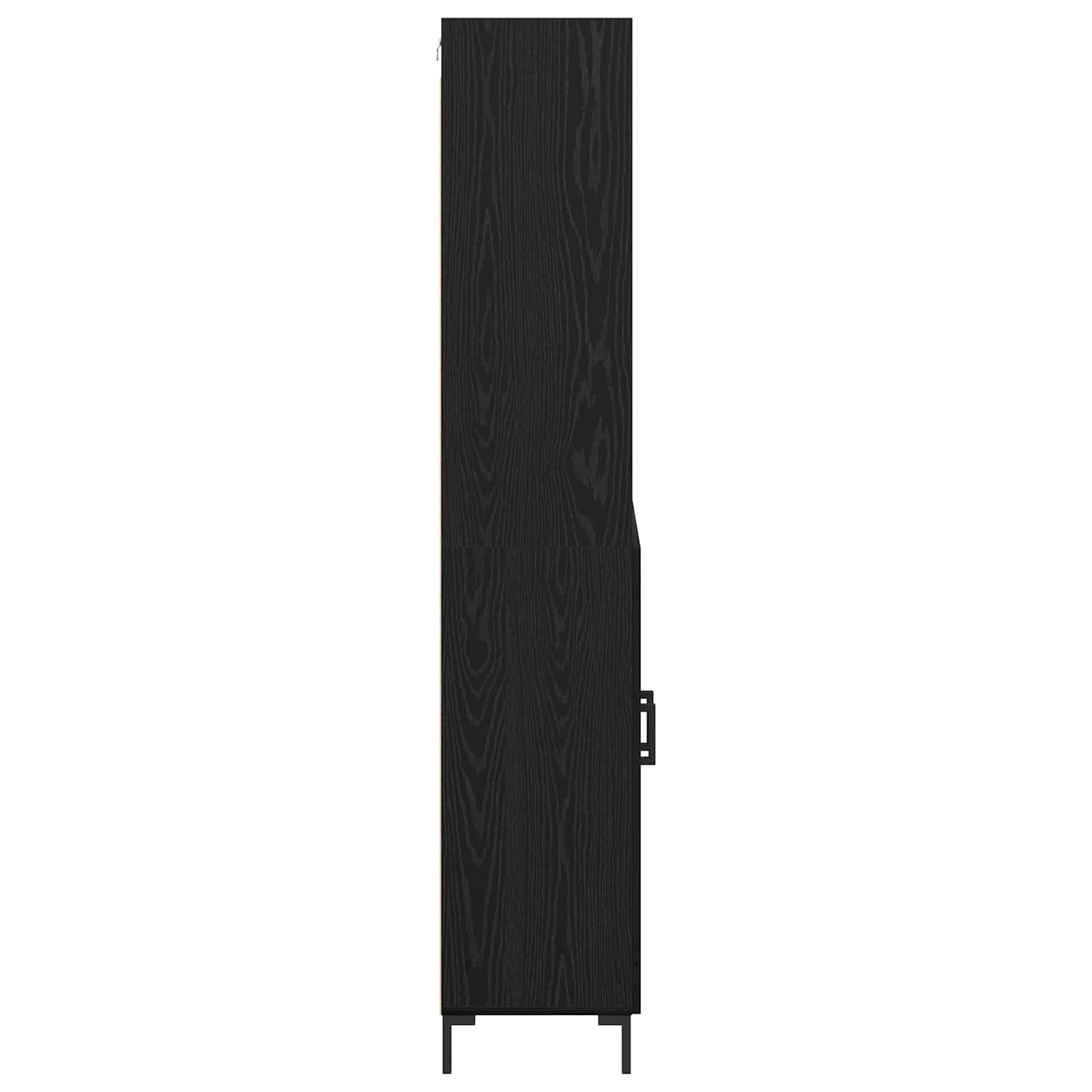 Highboard Crni hrast 69,5 x 34 x 180 cm Konstruirano drvo