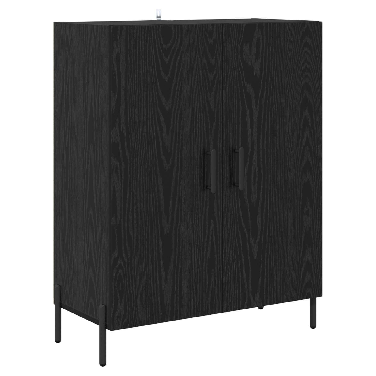 Highboard Crni hrast 69,5 x 34 x 180 cm Konstruirano drvo