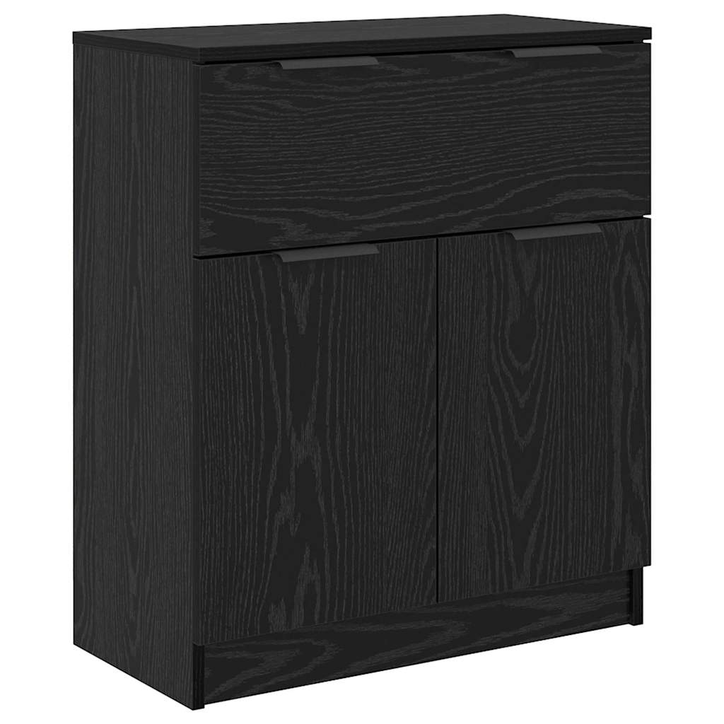 Kreveta s ladicama 3 pcs Crni hrast Konstruirano drvo
