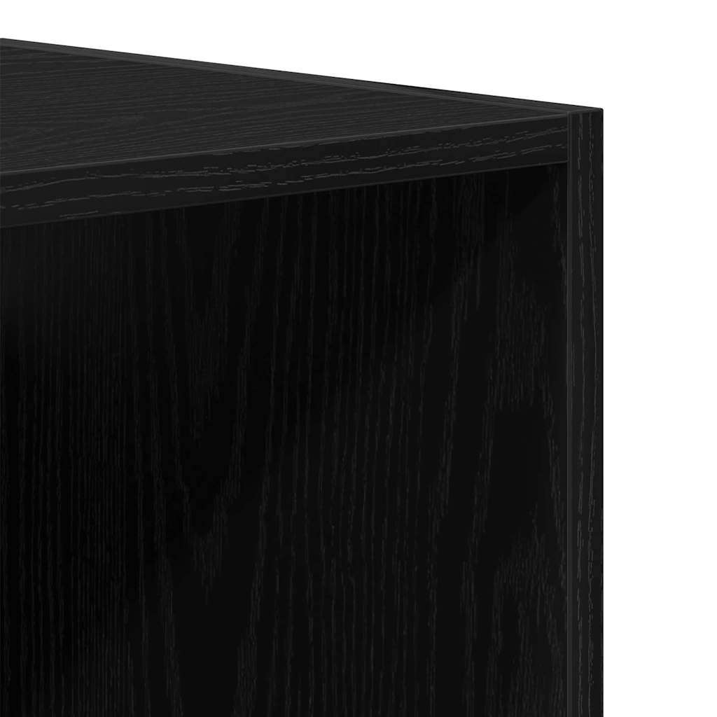Highboard Crni hrast 69,5 x 34 x 180 cm Konstruirano drvo