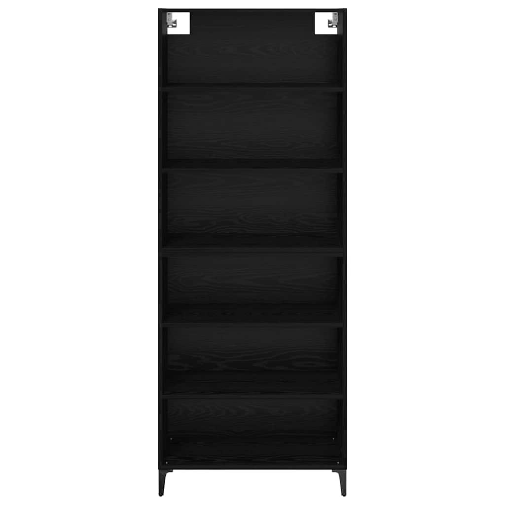 Highboard Crni hrast 69,5 x 34 x 180 cm Konstruirano drvo