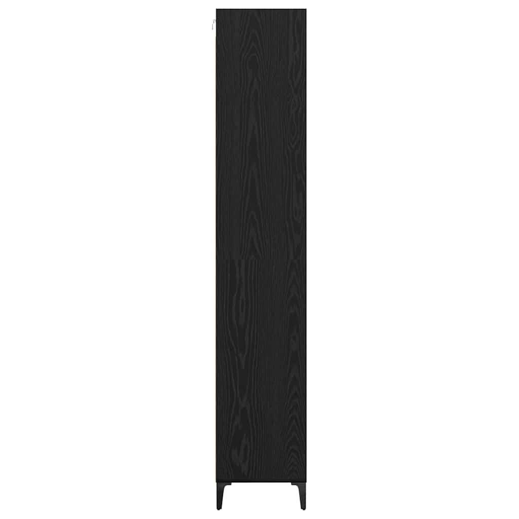 Highboard Crni hrast 69,5 x 34 x 180 cm Konstruirano drvo