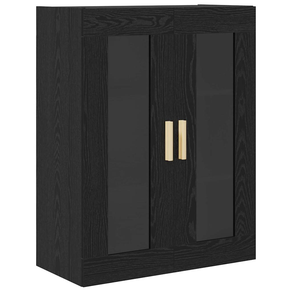 Highboard Crni hrast 34,5 x 34 x 180 cm Konstruirano drvo
