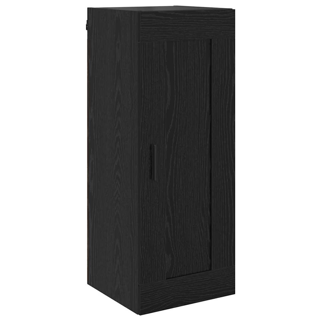 Highboard Crni hrast 34,5 x 34 x 180 cm Konstruirano drvo