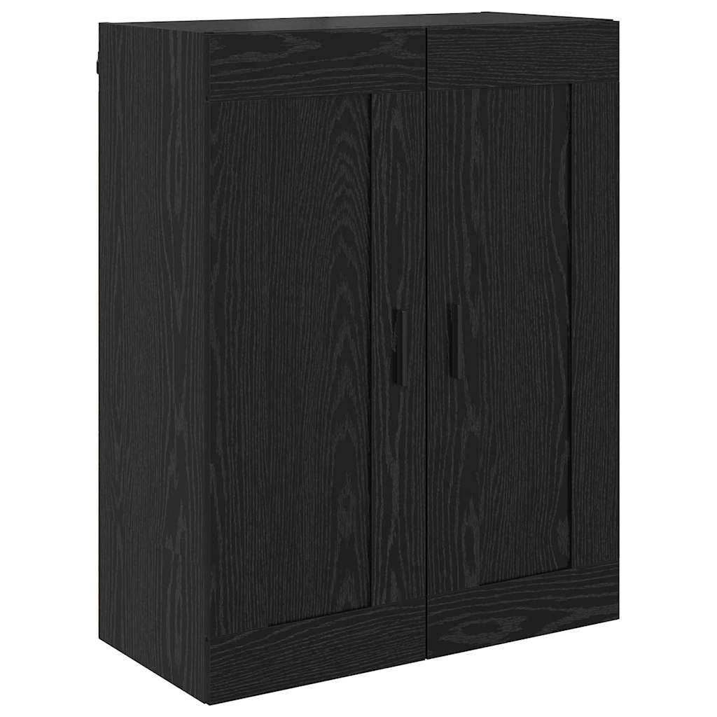 Highboard 2 pcs Crni hrast 69,5 x 34 x 180 cm Konstruirano drvo
