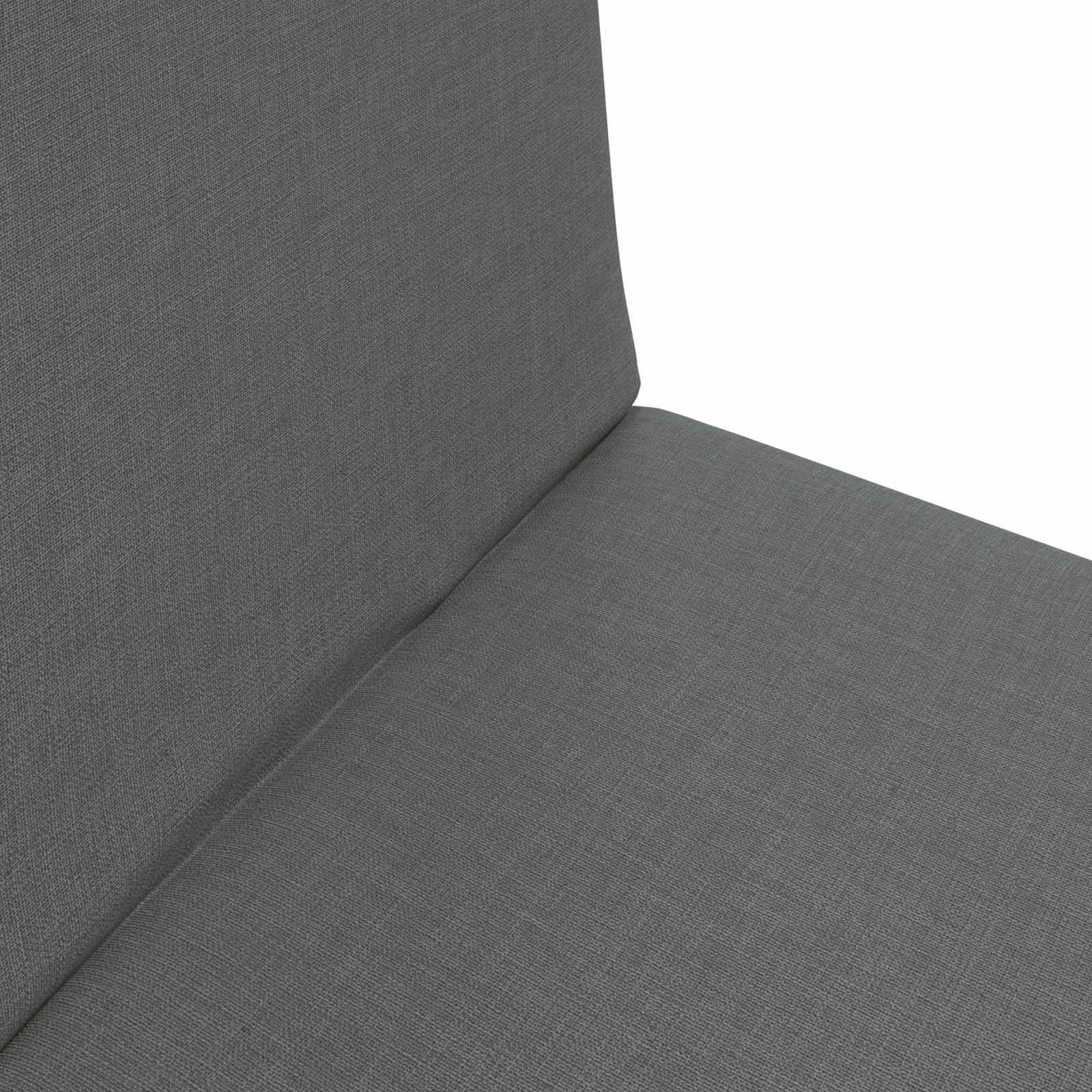 Podesivi podni naslonjač Tamnosiva Tkanina