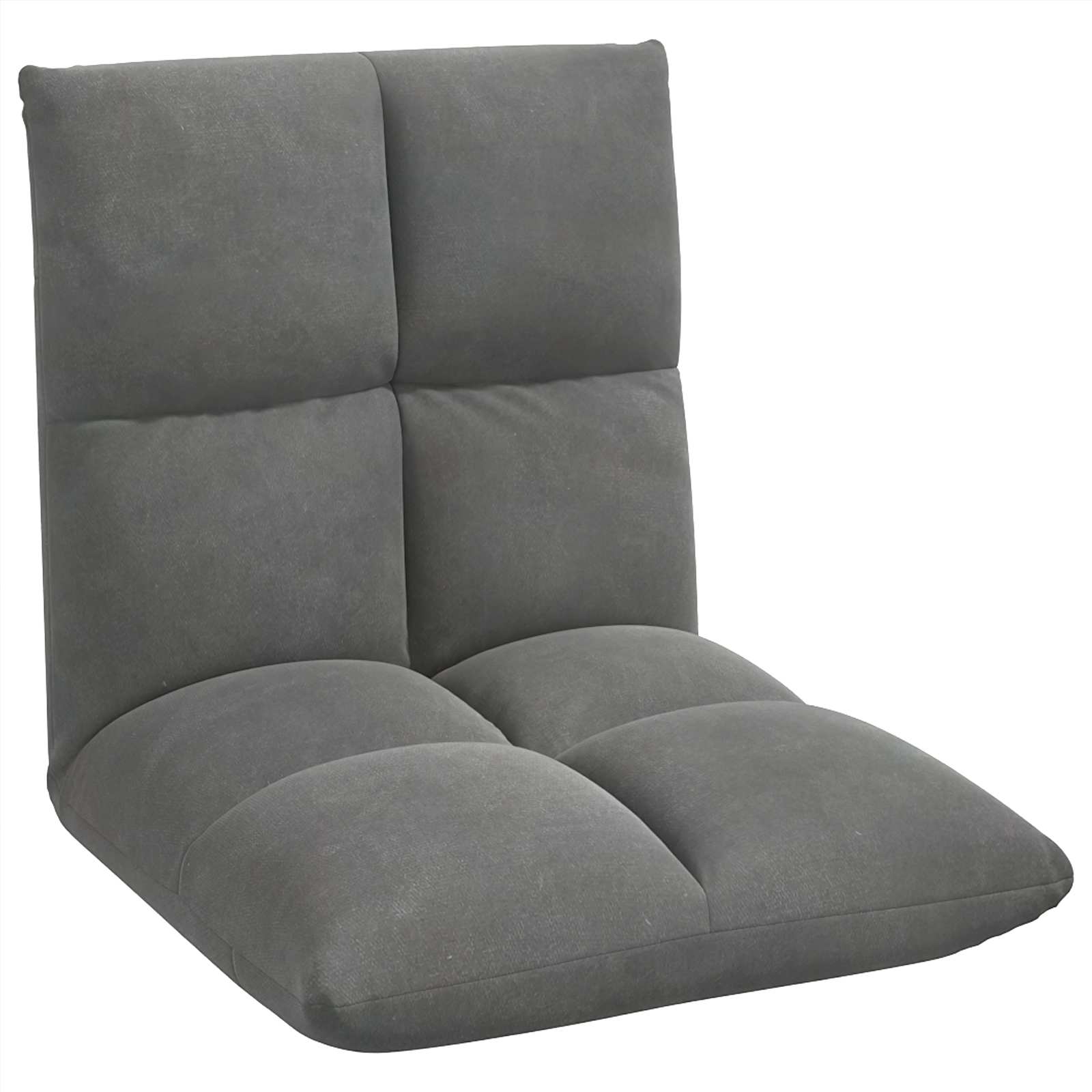 Podna stolica Tamno siva 50 x 61 x 57 cm Baršun