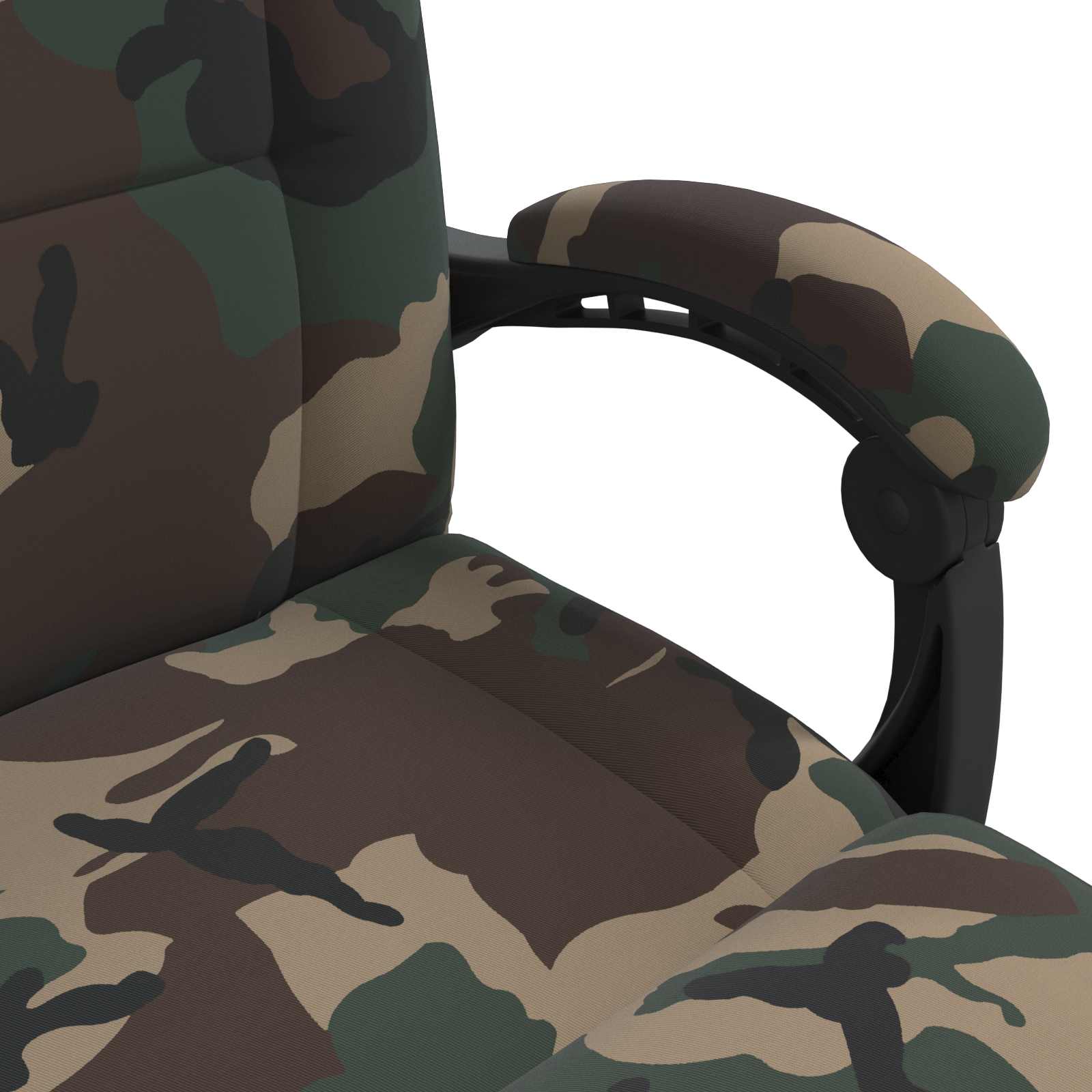 Podesivi podni naslonjač Maslinasto zelena Tkanina