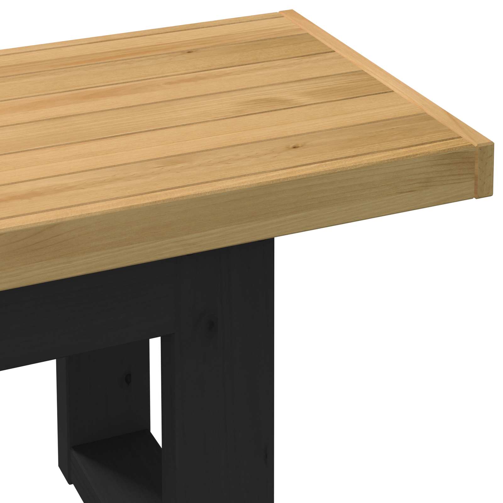 Klupa za blagovanje NOAIN 160 x 41 x 45 cm Masivna borovina