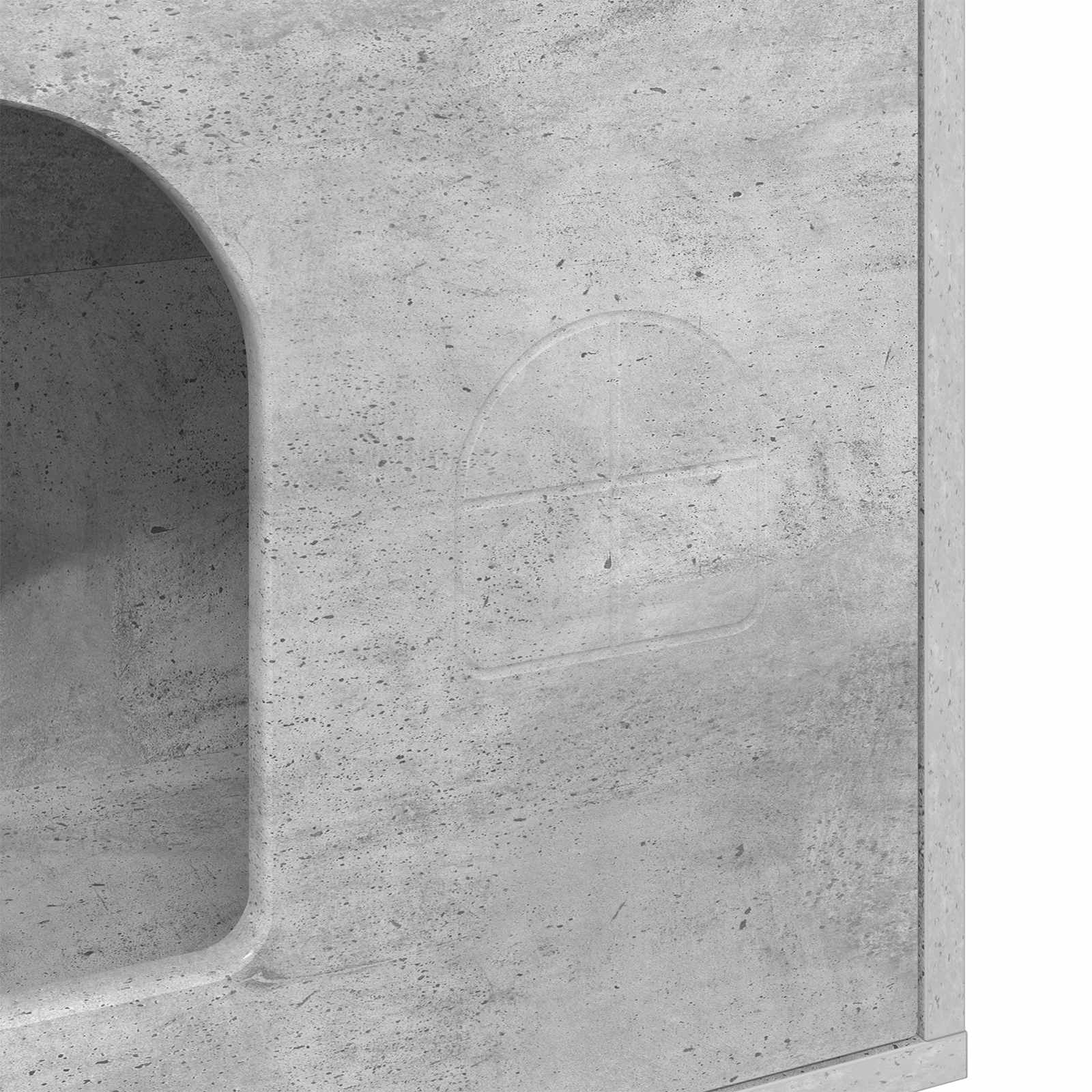 Mačja Kuća Beton 51 x 30 x 52 cm Konstruirano drvo