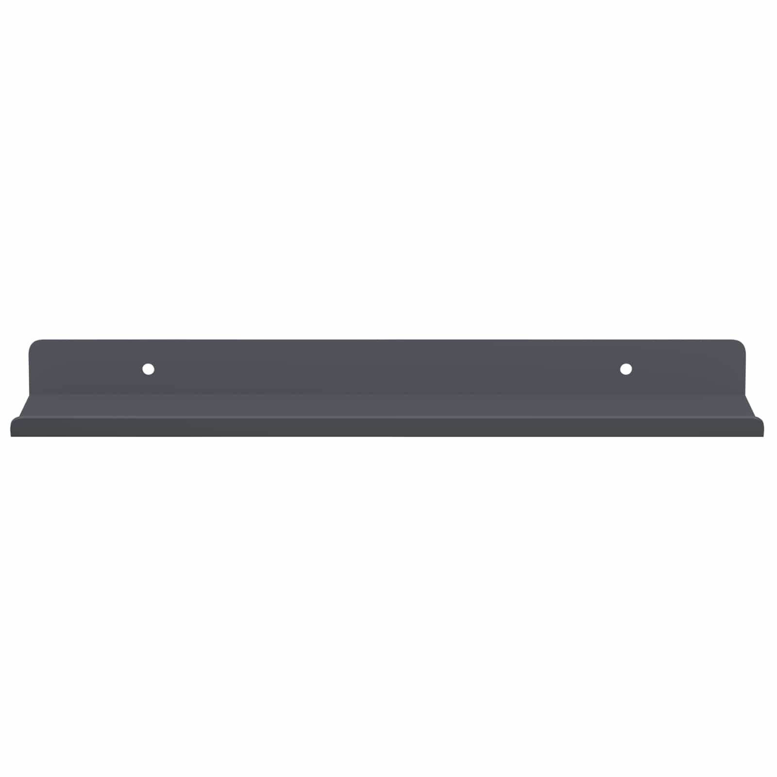 Lebdeća polica Zidne 2 pcs Antracit 30 x 9 x 2,5 cm Čelik