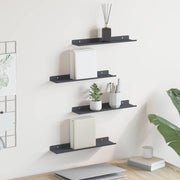 Lebdeća polica Zidne 4 pcs Antracit 40 x 8,5 x 2,5 cm Čelik