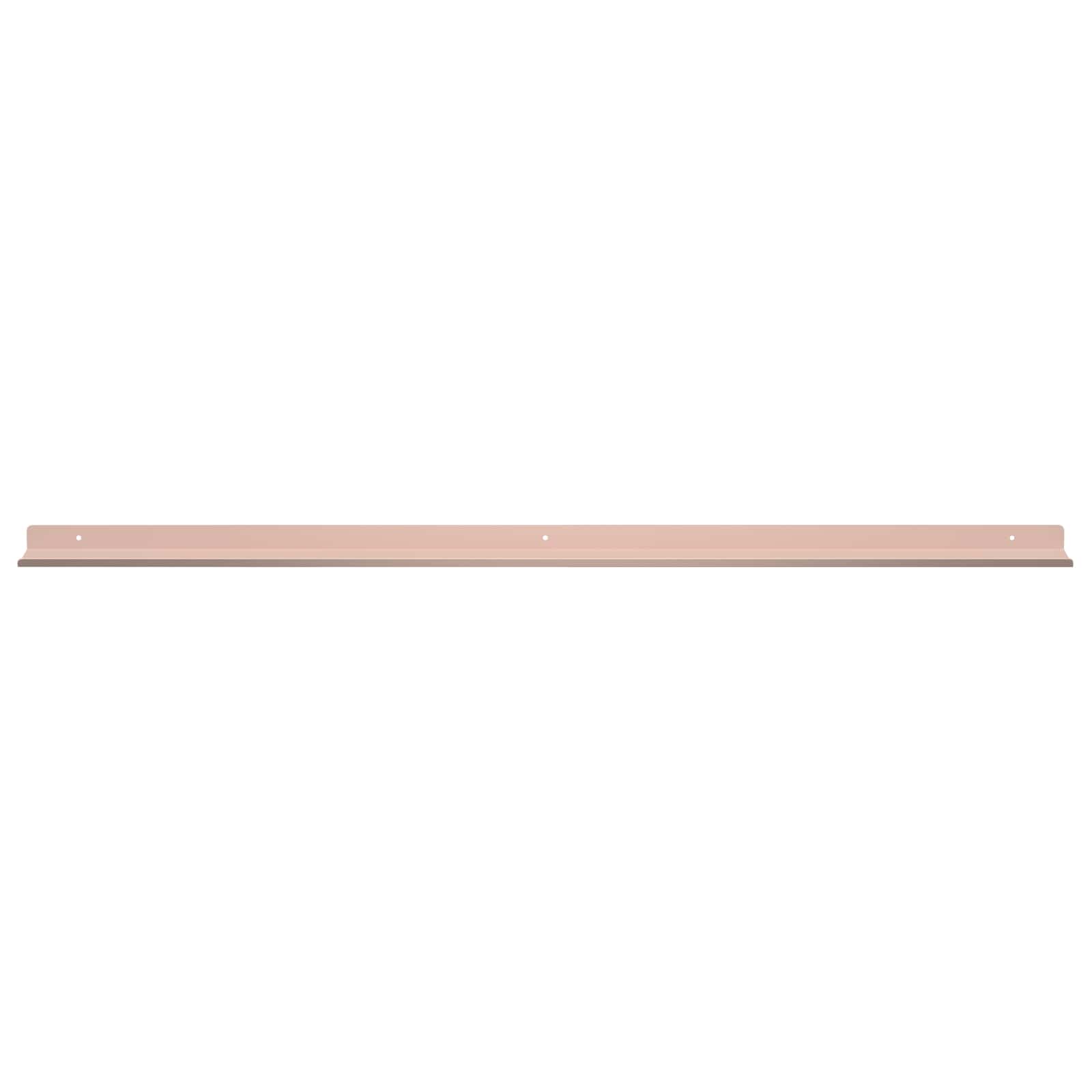 Lebdeća polica Zidne 2 pcs Ružičasta 100 x 9 x 2,5 cm Čelik