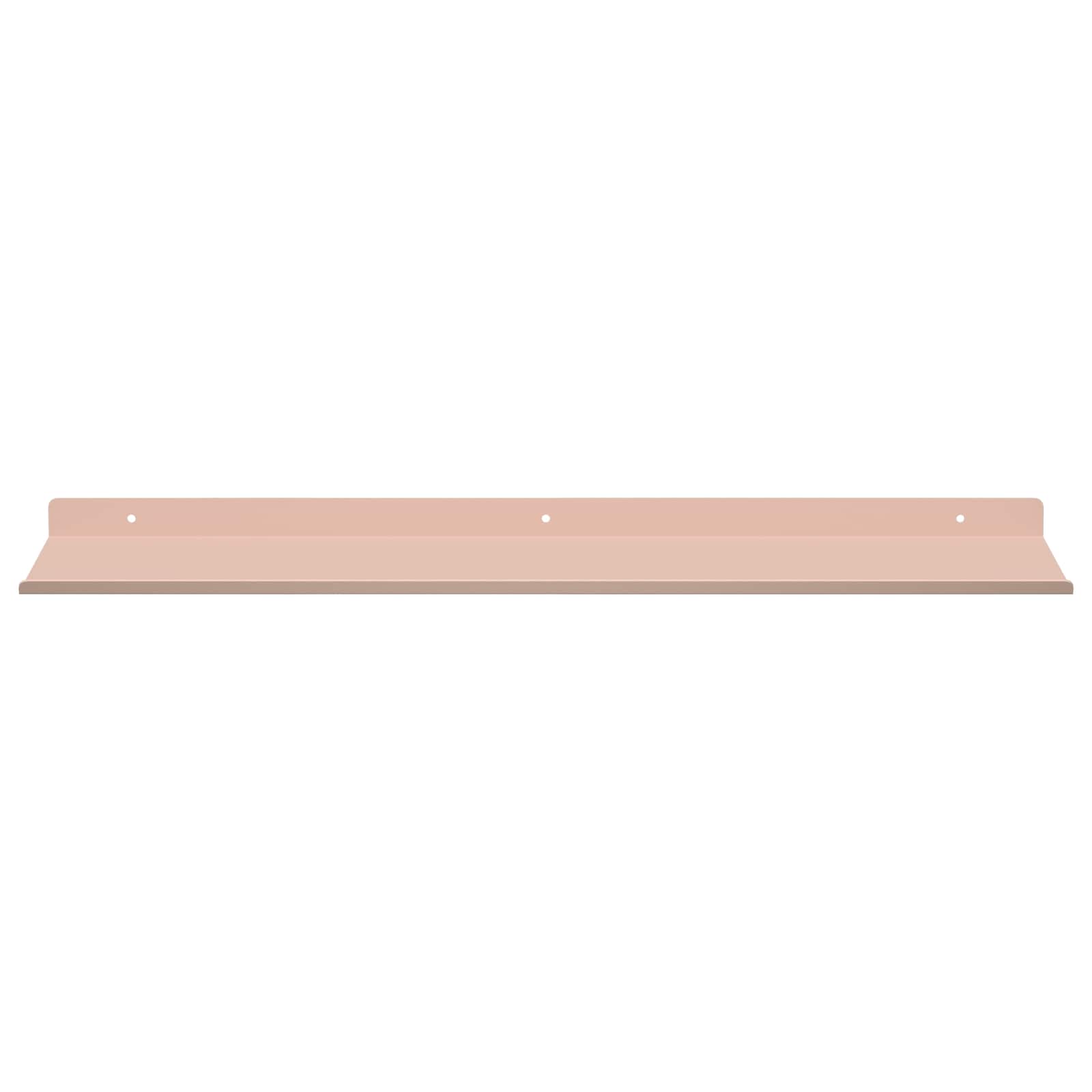 Lebdeća polica Zidne 2 pcs Ružičasta 60 x 18 x 2,5 cm Čelik