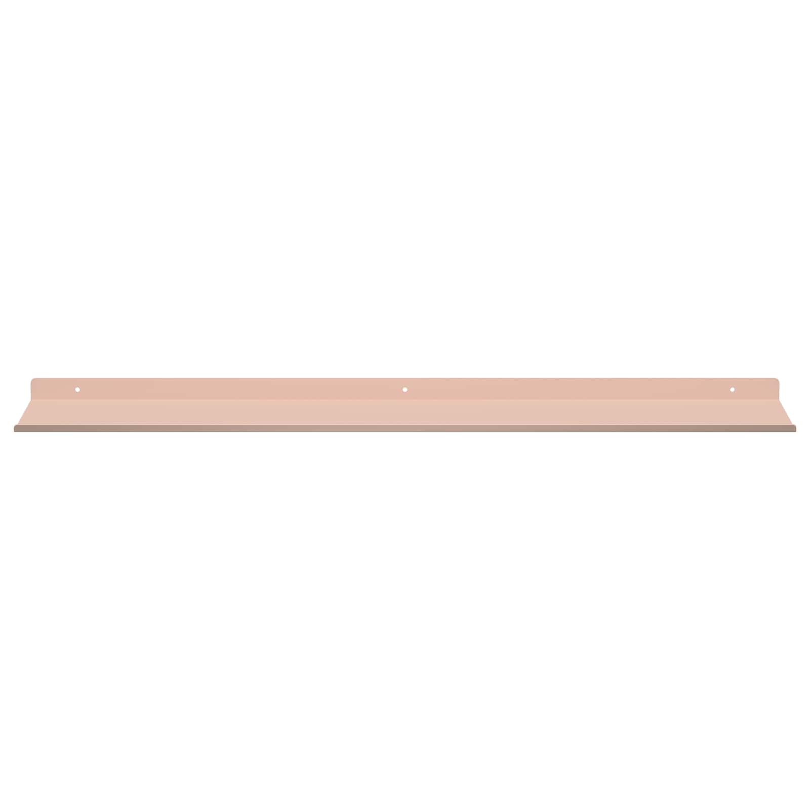 Lebdeća polica Zidne 2 pcs Ružičasta 80 x 18 x 2,5 cm Čelik