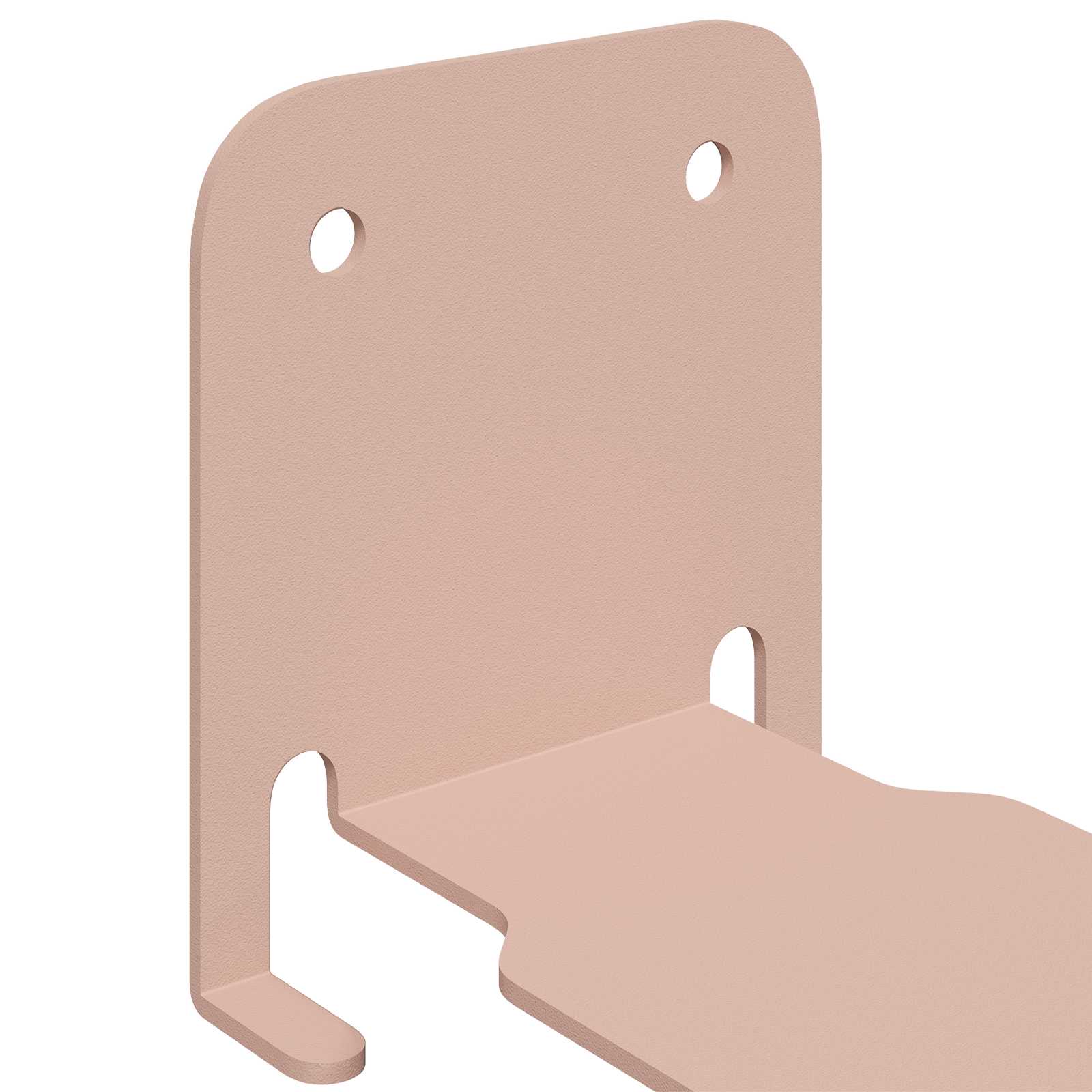 Lebdeća polica s policom 8 pcs Ružičasta 6 x 10,8 x 6,6 cm