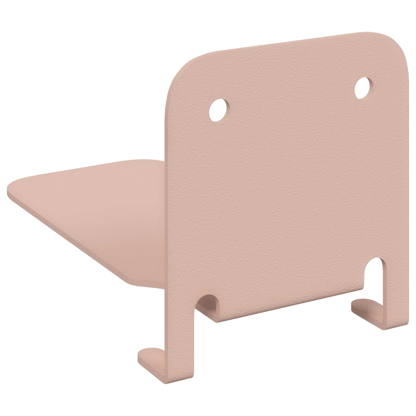 Lebdeća polica s policom 8 pcs Ružičasta 6 x 10,8 x 6,6 cm