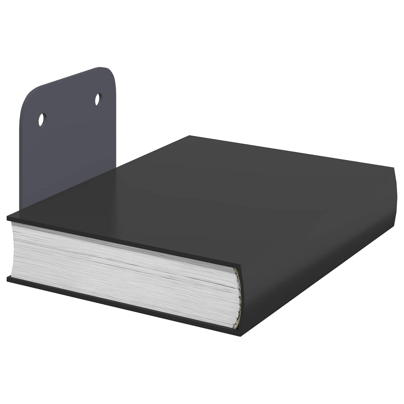Lebdeća polica s policom Zidne 8 pcs Antracit 6 x 10,8 x 6,6 cm