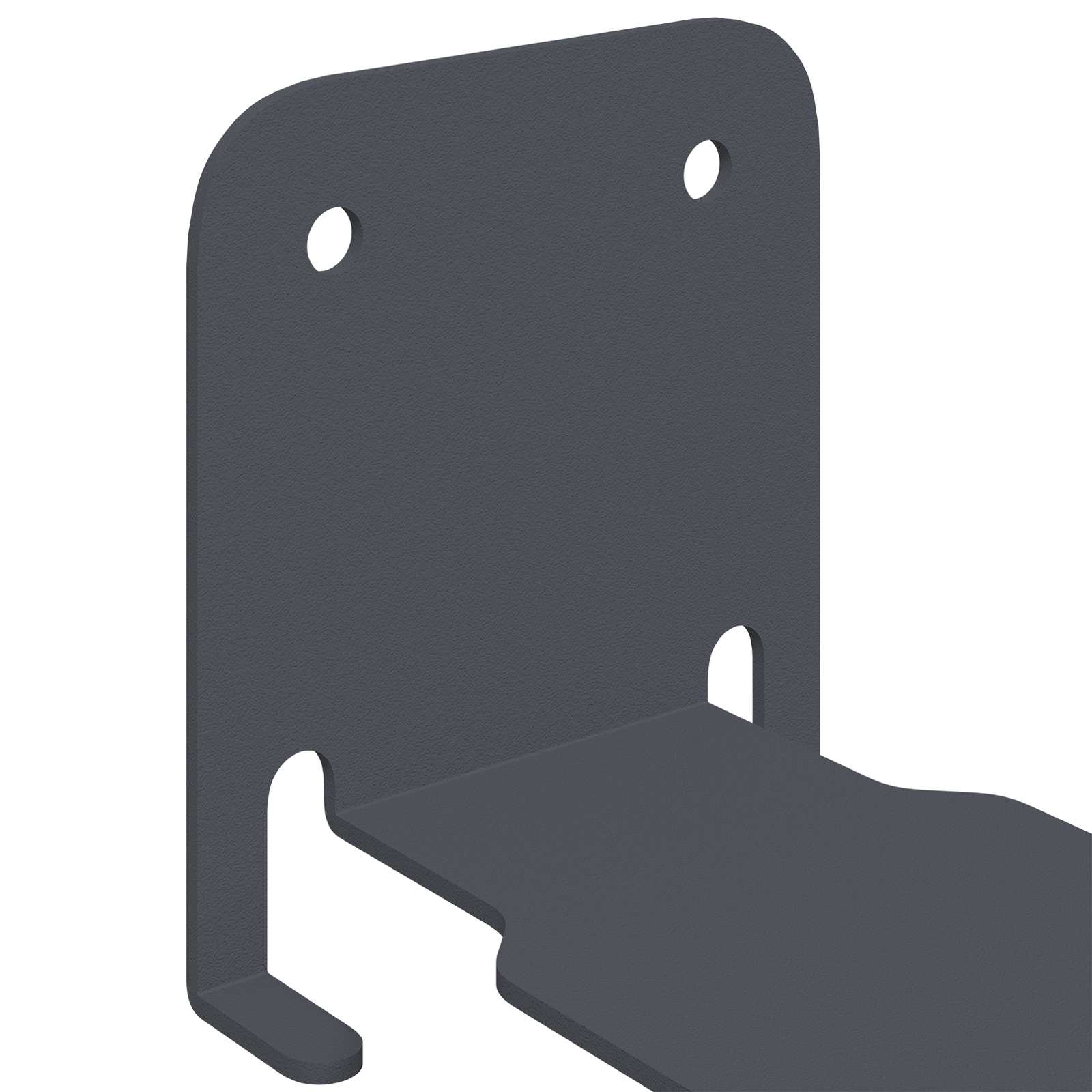 Lebdeća polica s policom 24 pcs Antracit 6 x 10,8 x 6,6 cm