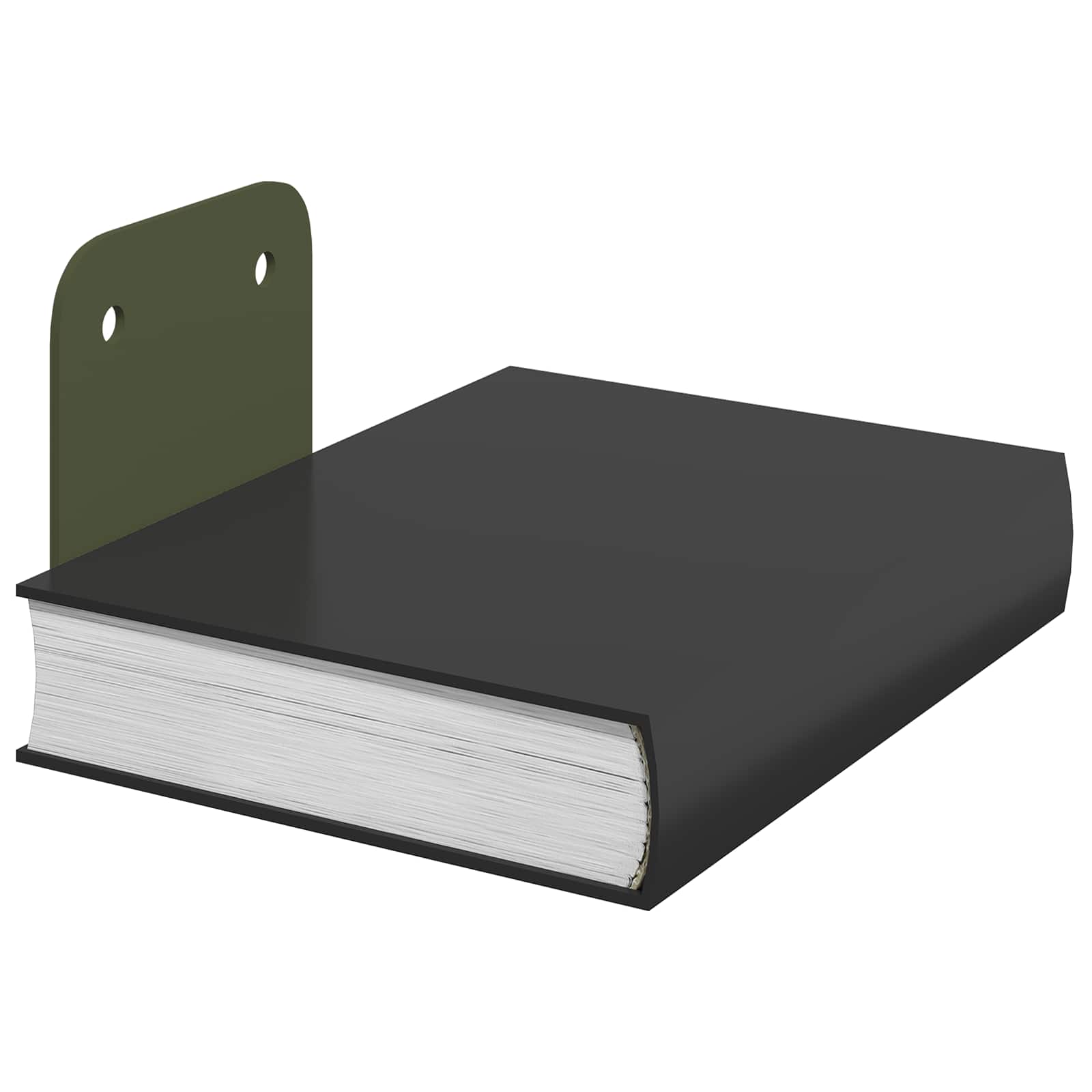 Lebdeća polica Zidne 24 pcs Maslinasto zelena 6 x 10,8 x 6,6 cm
