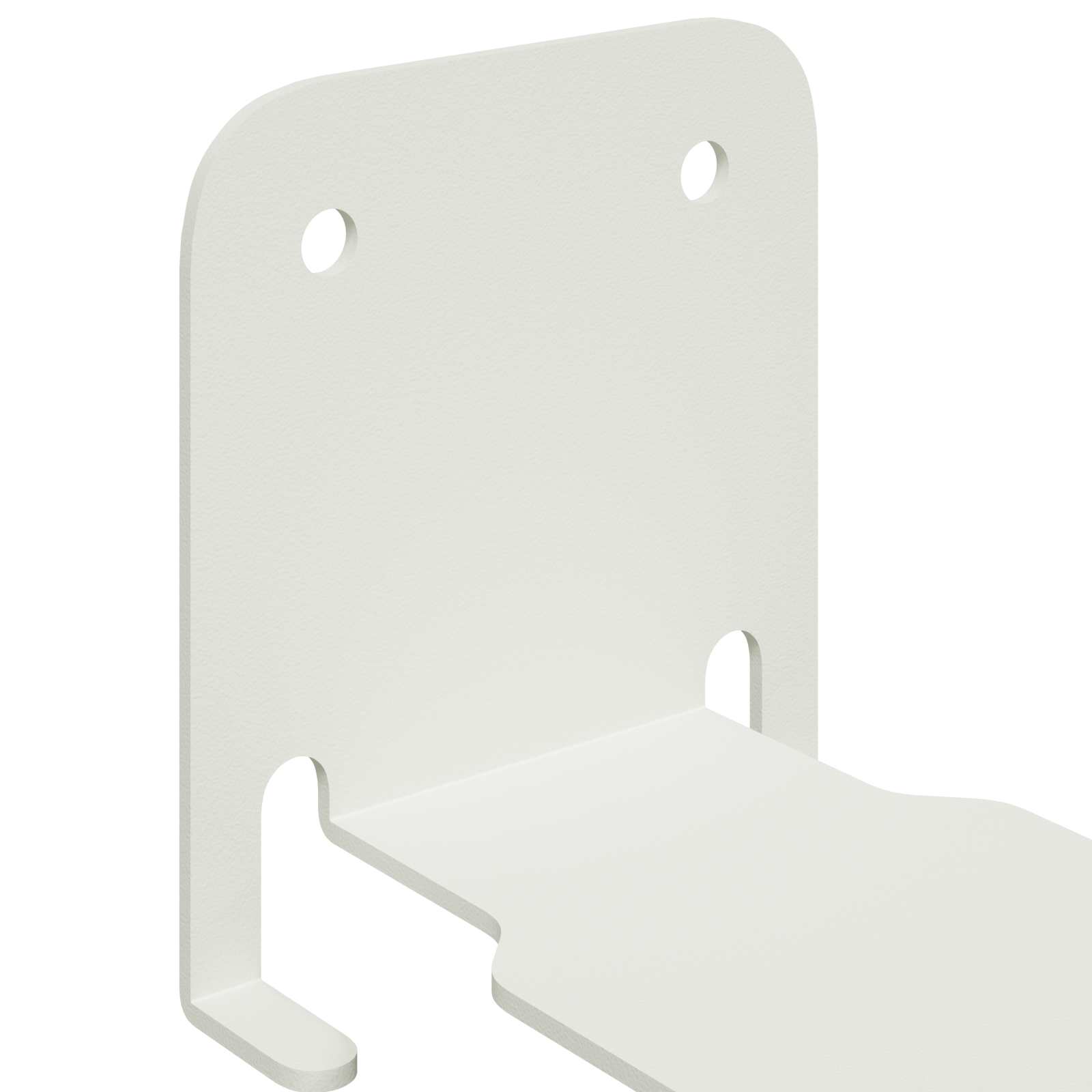Lebdeća polica s policom Zidne 4 pcs Bijeli 6 x 10,8 x 6,6 cm