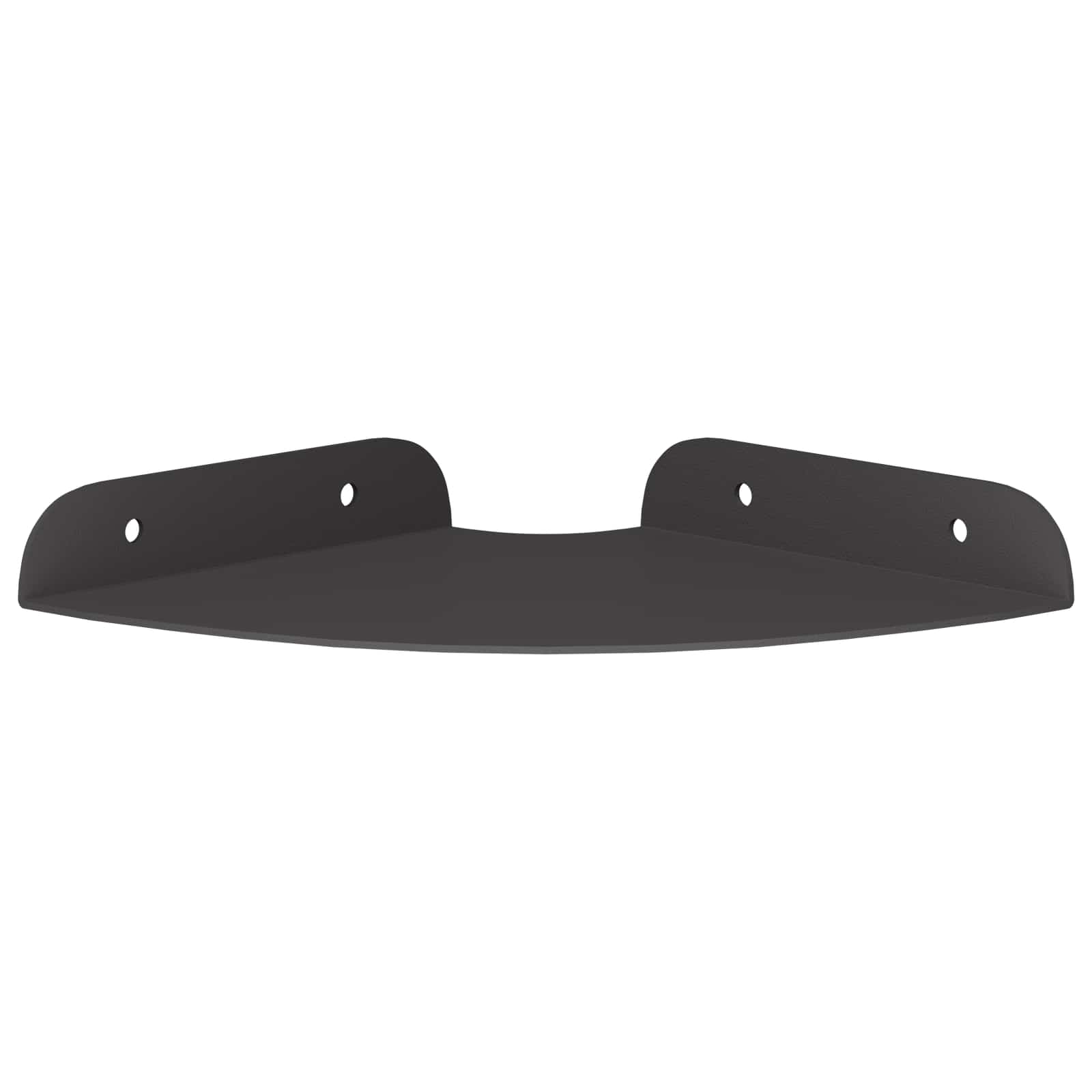 Lebdeća polica s policom s pohranom 4 pcs Crna 15 x 15 x 2 cm