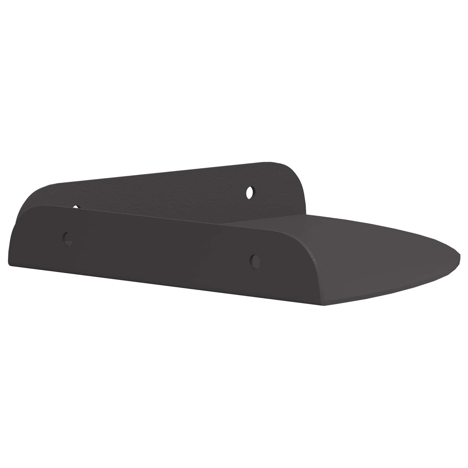 Lebdeća polica s policom s pohranom 4 pcs Crna 18 x 18 x 2 cm