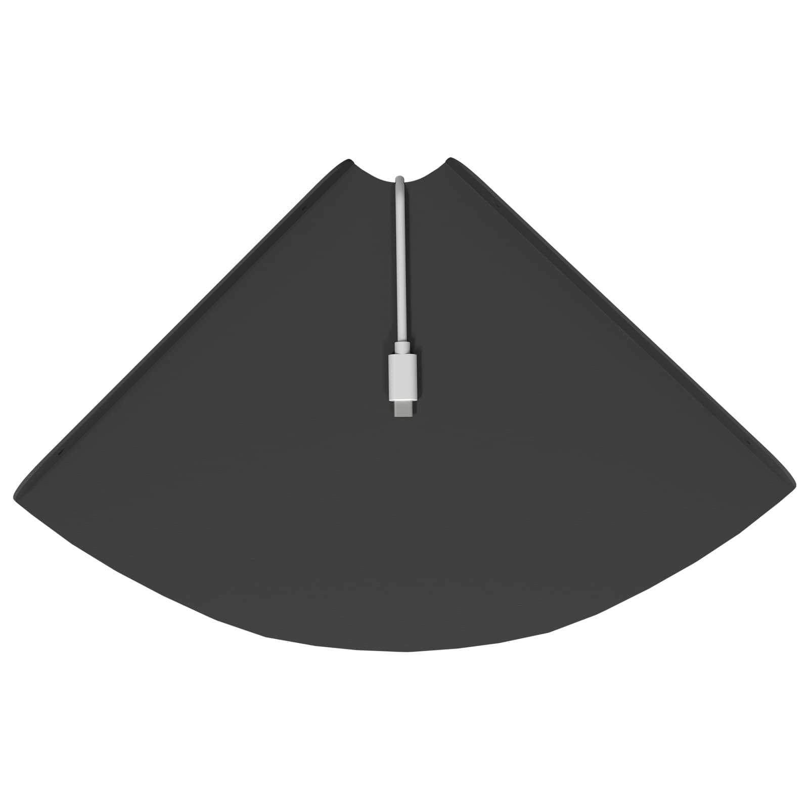 Kutna flota polica s policom 2 pcs Crna 24 x 24 x 2 cm