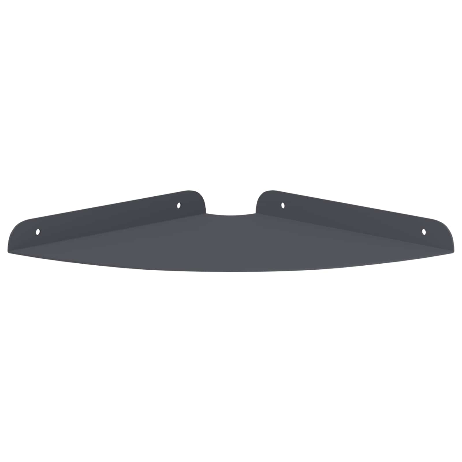 Lebdeća polica s policom 4 pcs Antracit 24 x 24 x 2,3 cm