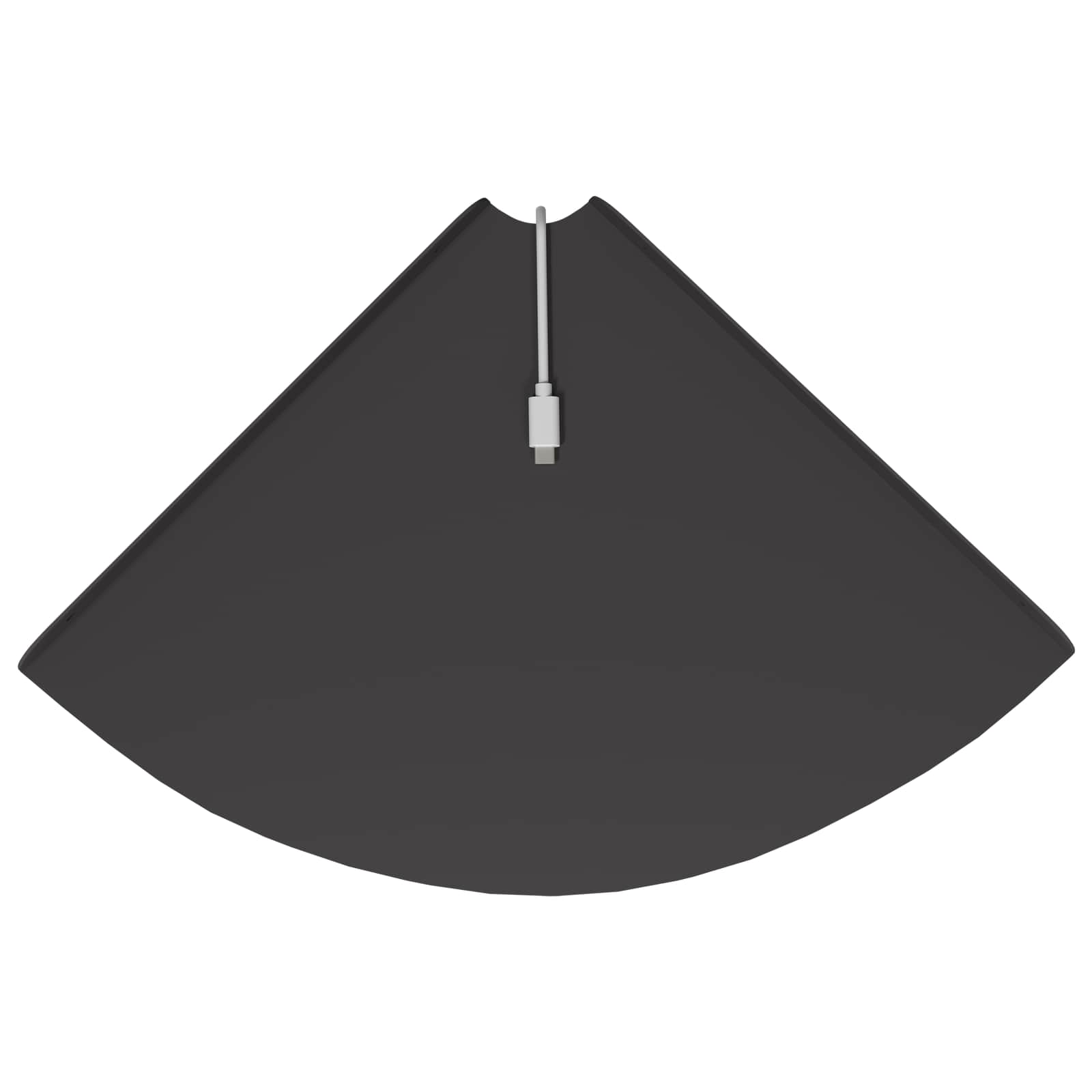 Kutna flota polica s policom 2 pcs Crna 30 x 30 x 2 cm