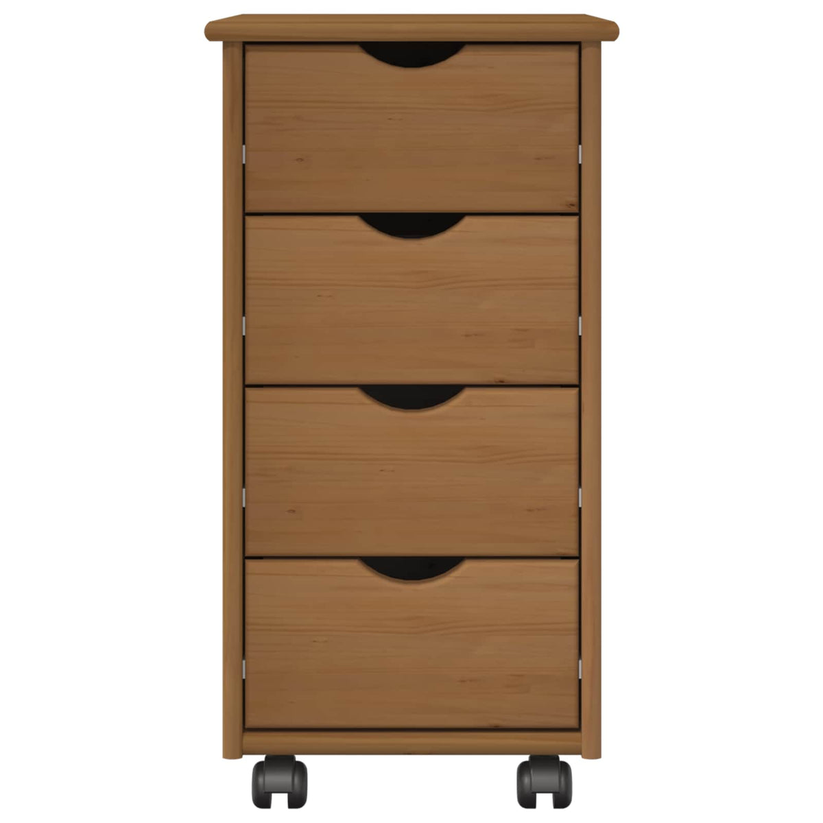 Mobilni ormar Medeno smeđa 34 x 39 x 65,5 cm Čvrsto borovo drvo