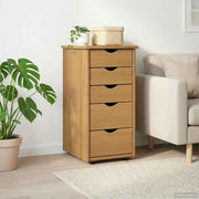 Cabinet Medeno smeđa 34 x 39 x 61,5 cm Čvrsto borovo drvo