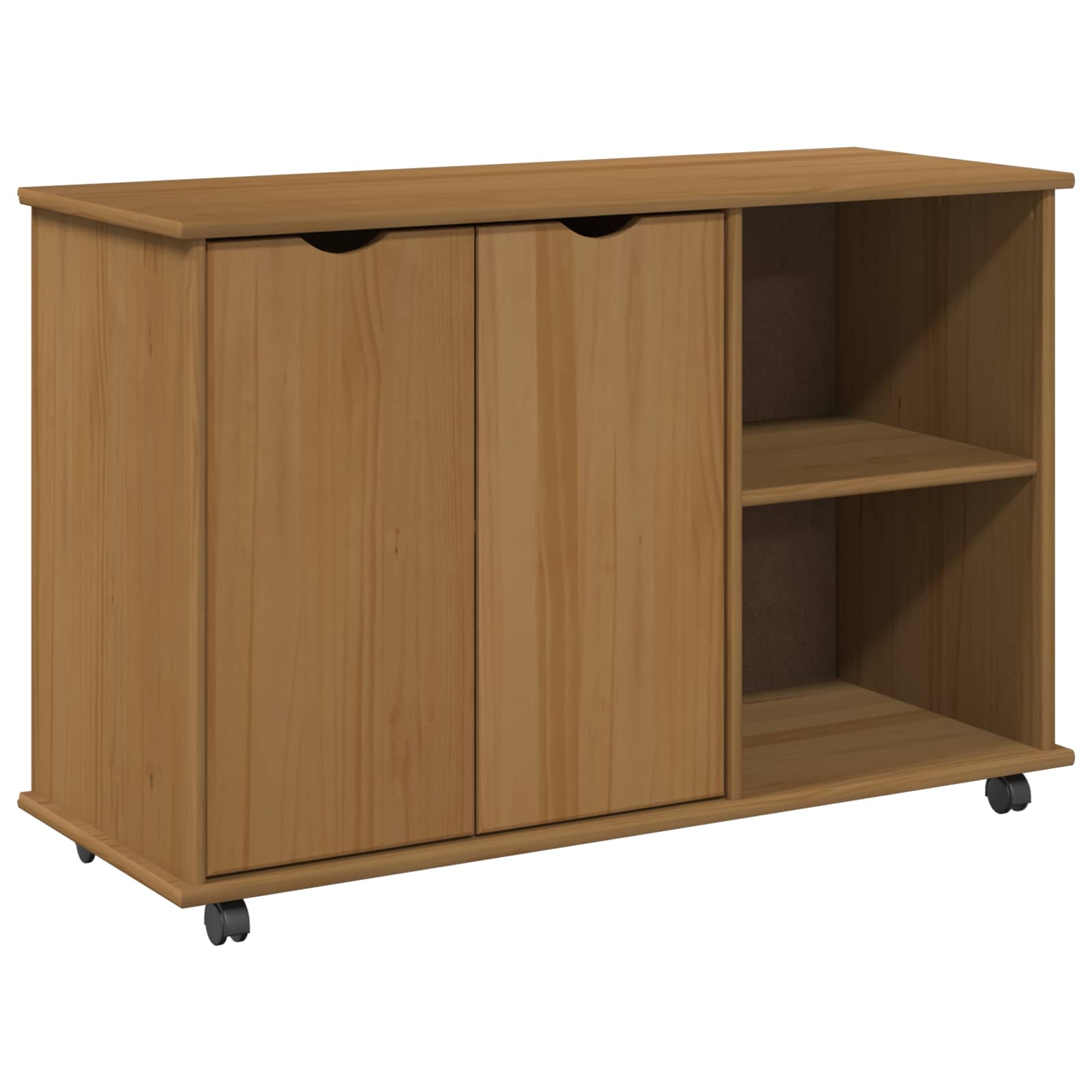 Mobilni ormar s kotačem Medeno smeđa 100 x 39 x 65,5 cm