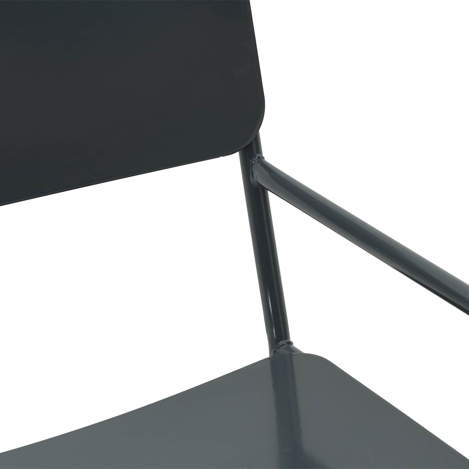 Vrtne stolice 2 pcs Antracit 51 x 55 x 81 cm Čelik