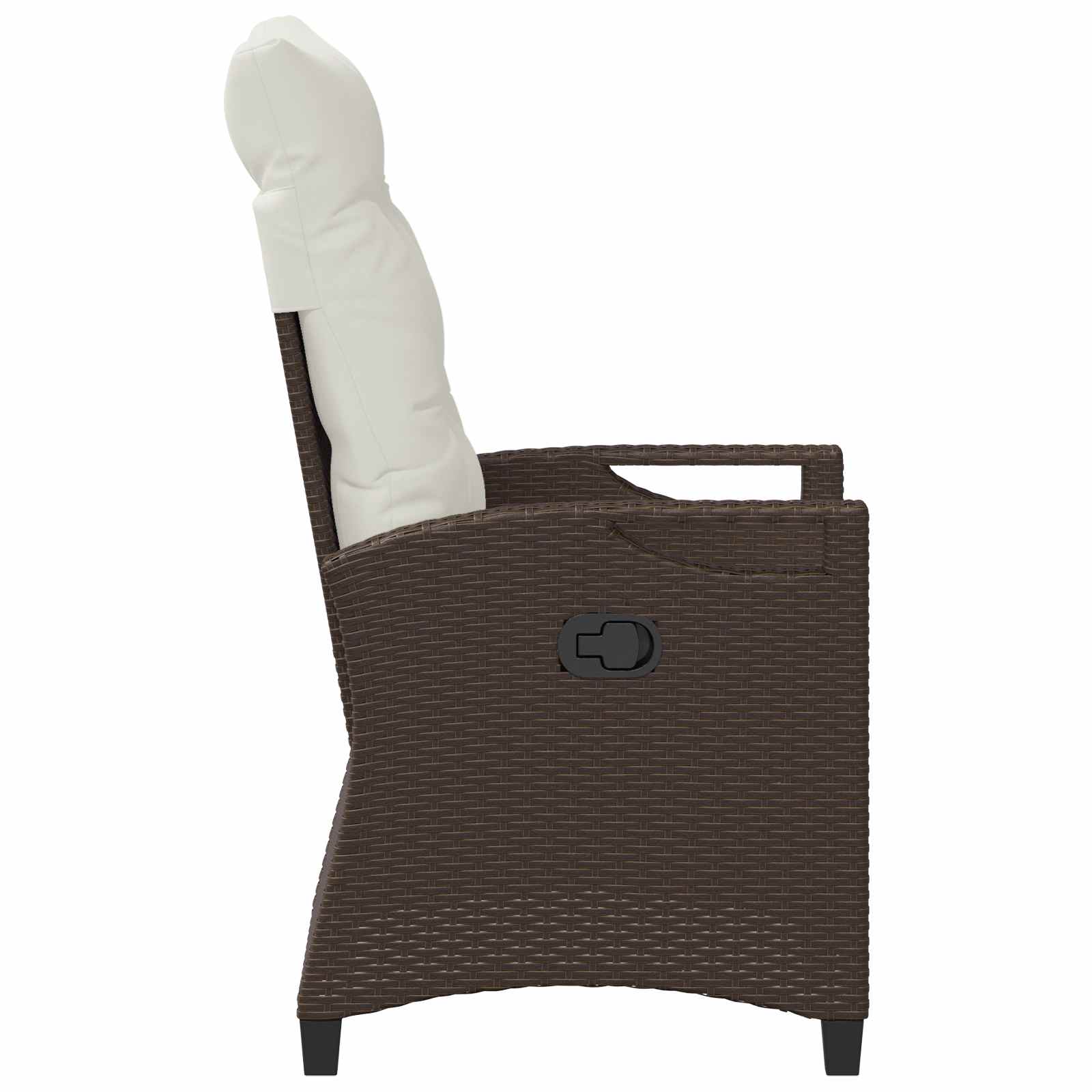 Vrtna stolica 2 pcs Smeđa i krem 56 x 60 x 112 cm