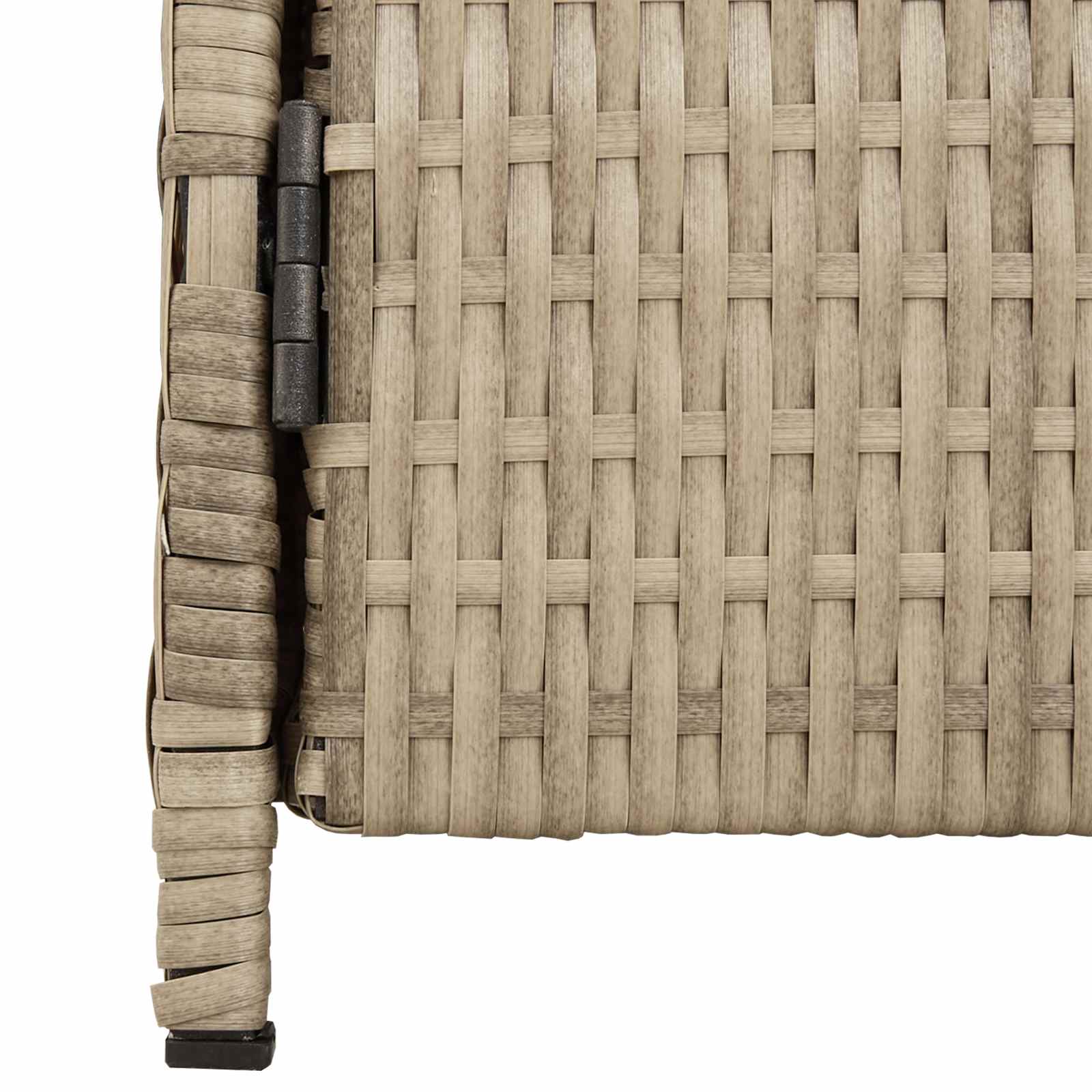 Cabinet s policom Bež 70 x 50 x 87 cm Poliester i Roly Rattan