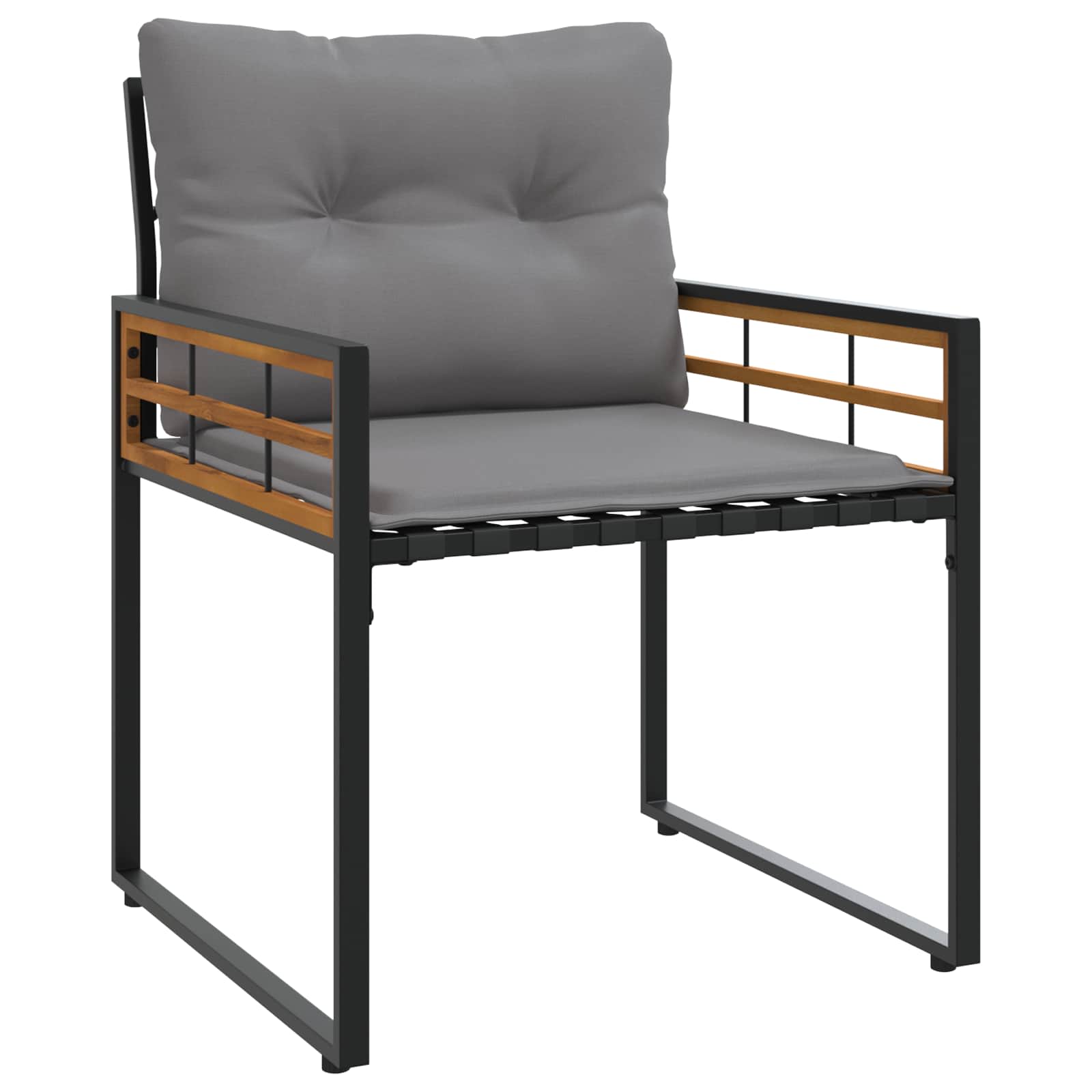 Set vanjskog namještaja s jastukom 3 pcs Svijetlo siva