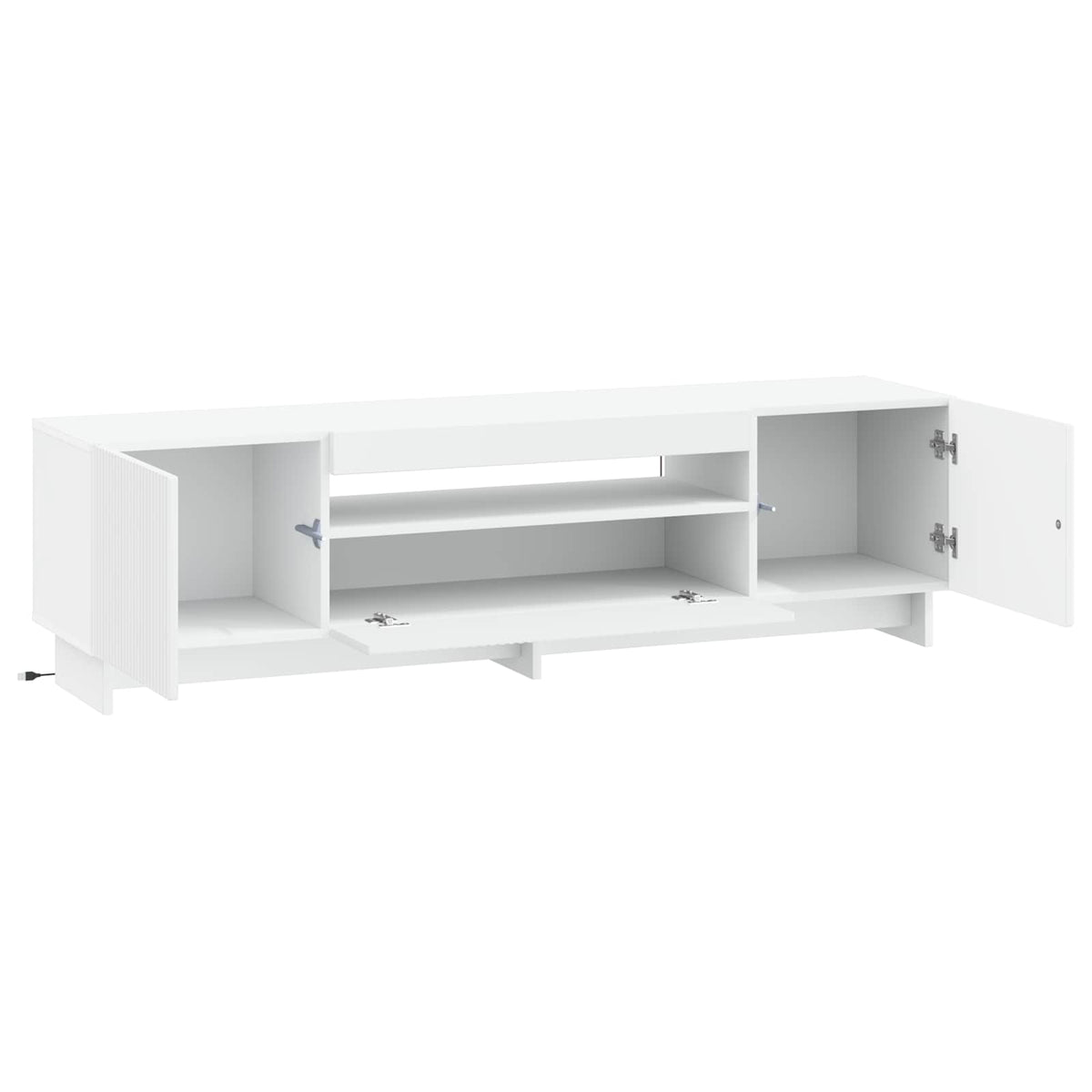 LED TV kabinet Bijela Konstruirano drvo