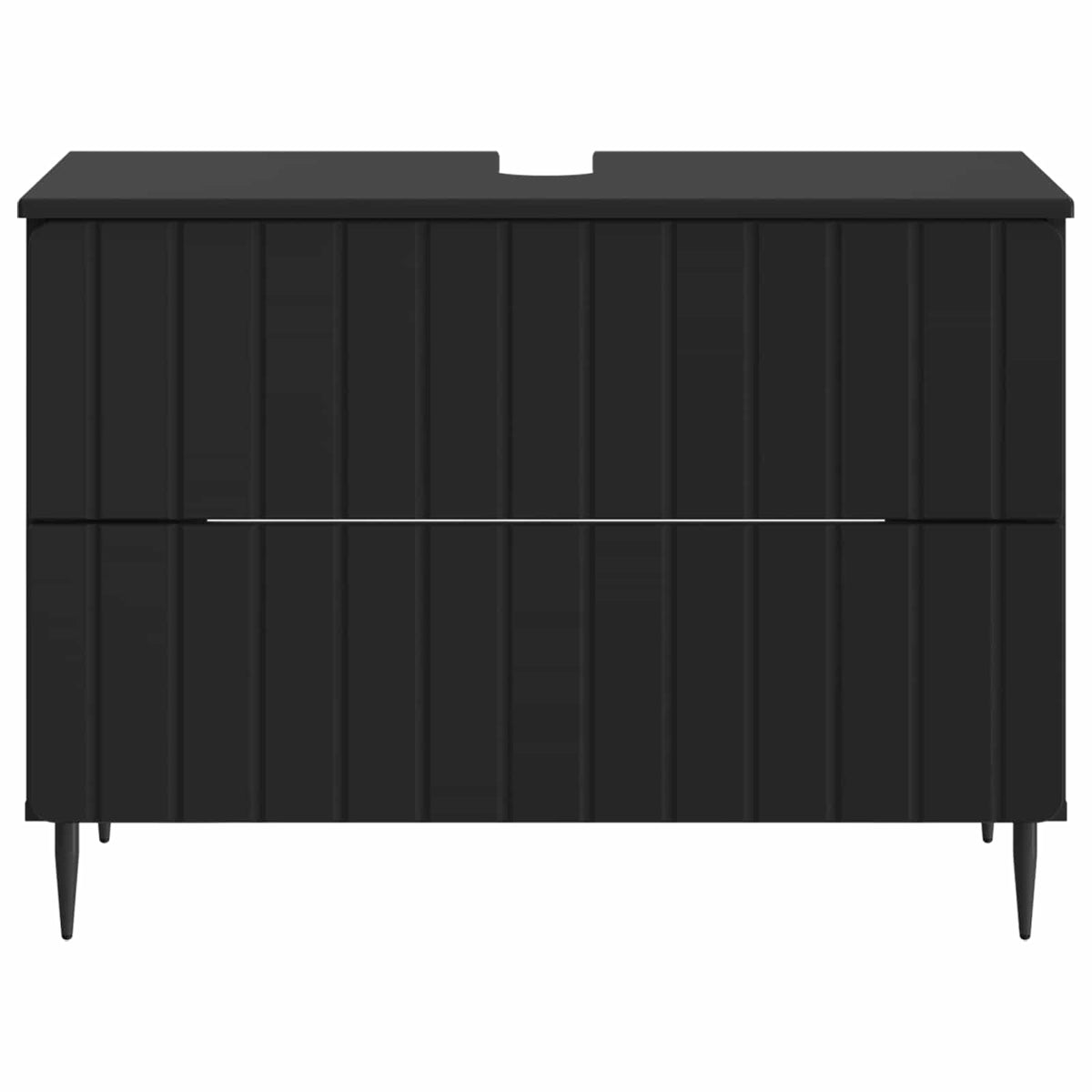 Kupaonski ormarić za sudoper ZWOLLE Crna 82 x 41 x 58,5 cm