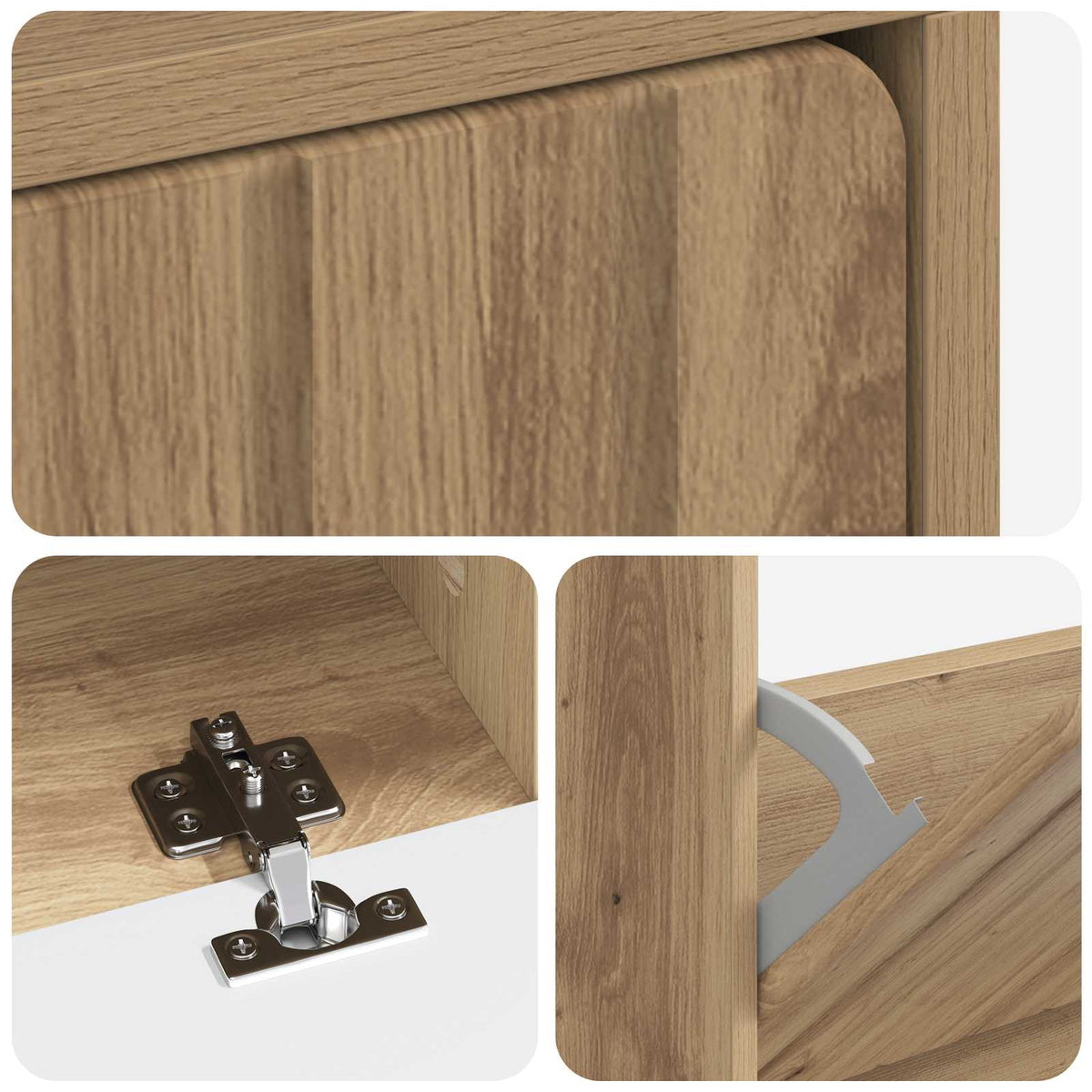 Ormar za cipele ZWOLLE 78 x 24 x 103 cm Konstruirano drvo