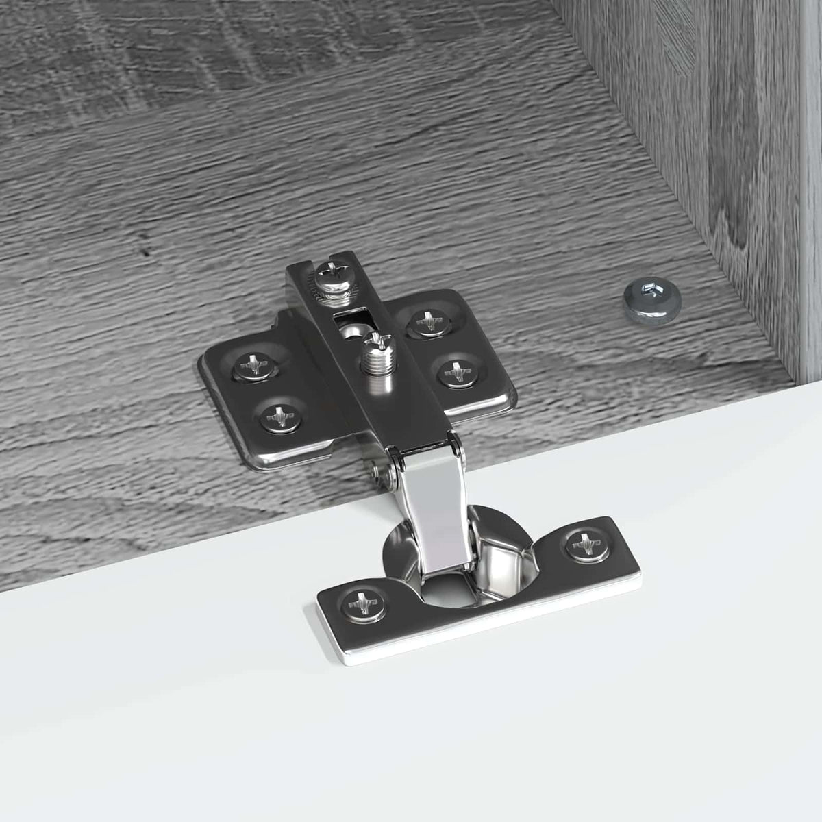 LED TV kabinet Siva Sonoma Konstruirano drvo