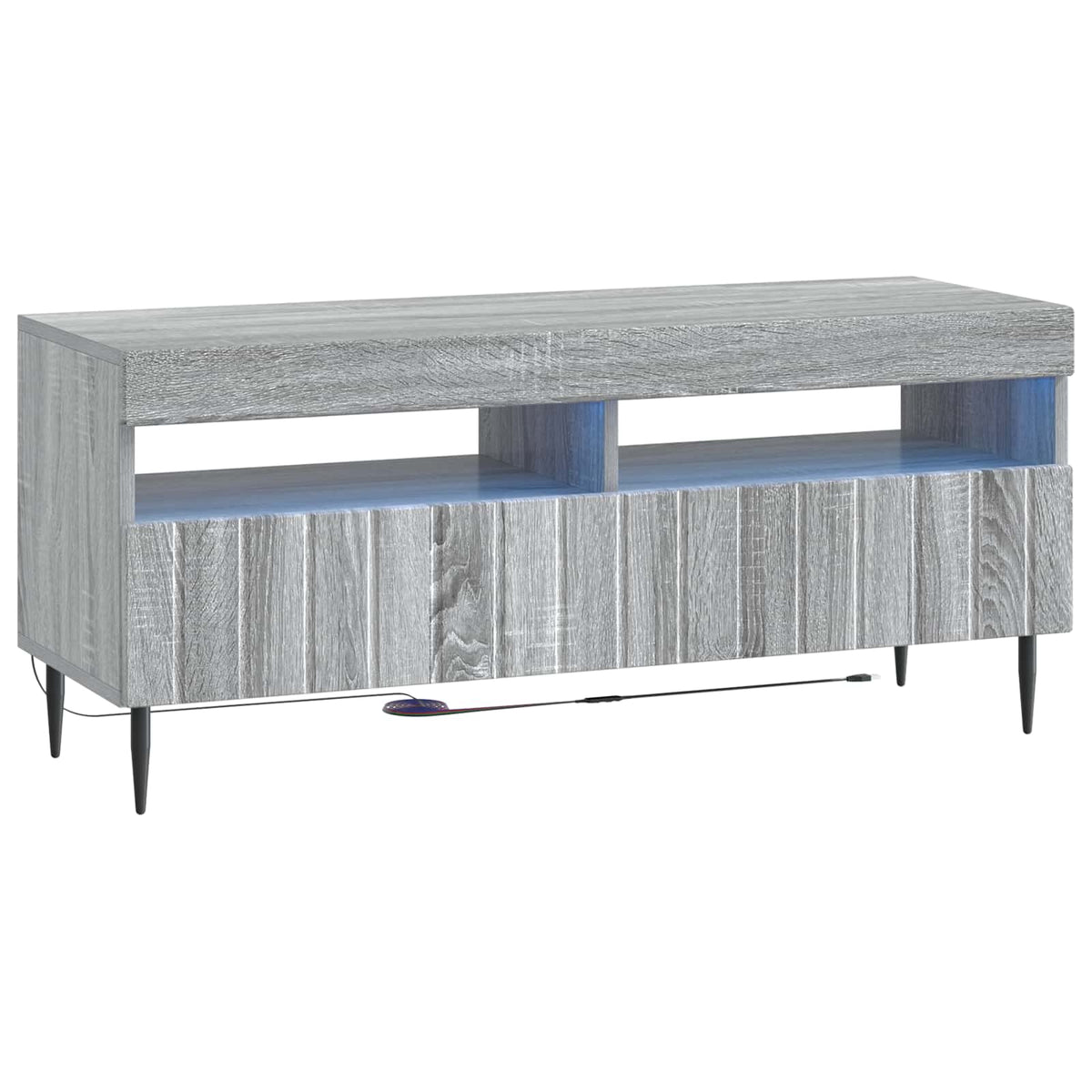 LED TV kabinet Siva Sonoma Konstruirano drvo