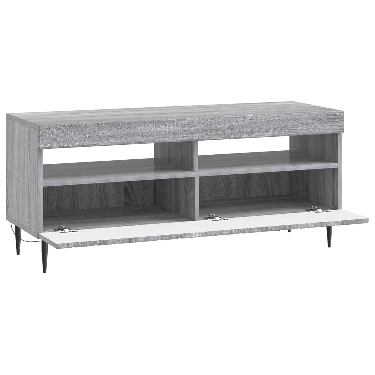 LED TV kabinet Siva Sonoma Konstruirano drvo