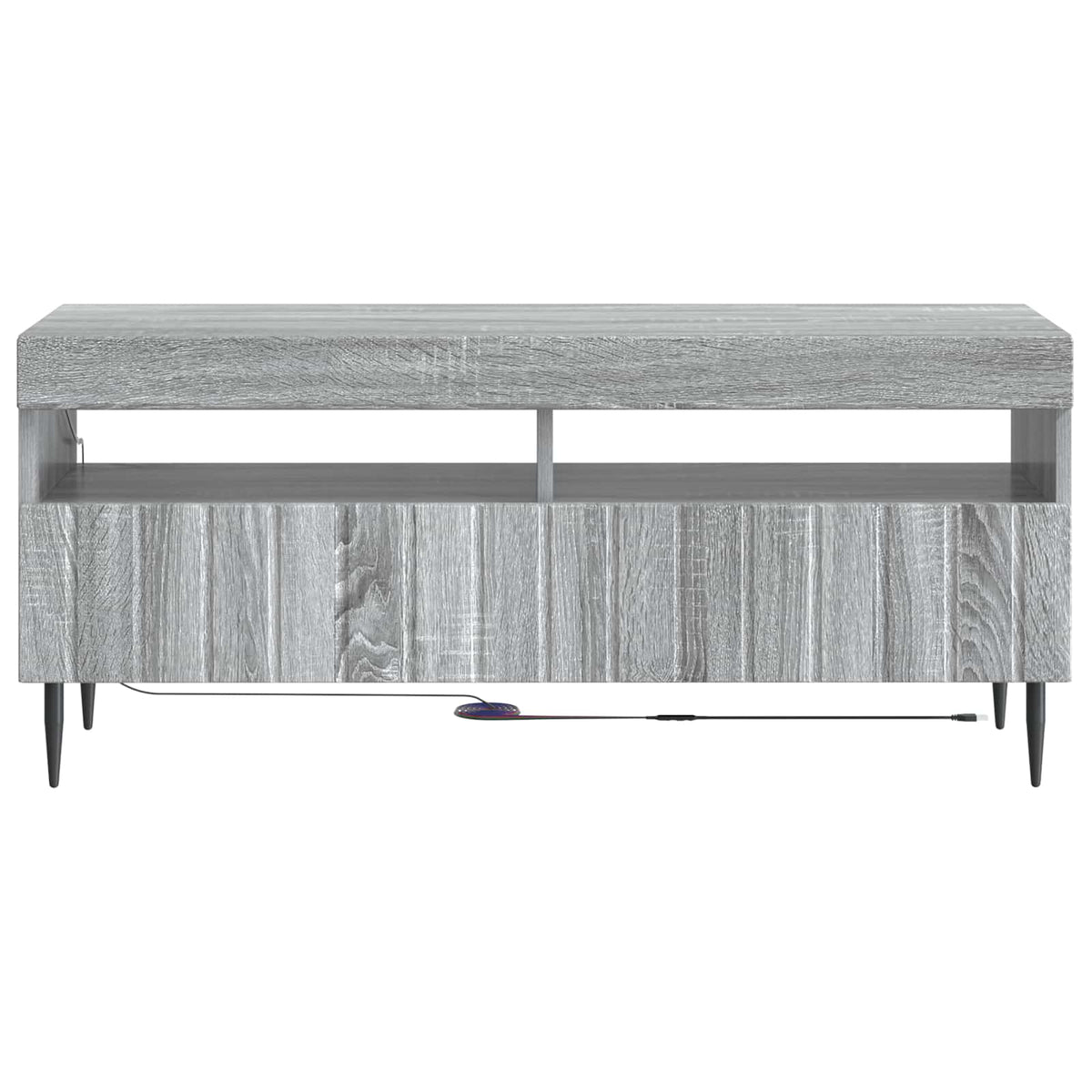 LED TV kabinet Siva Sonoma Konstruirano drvo