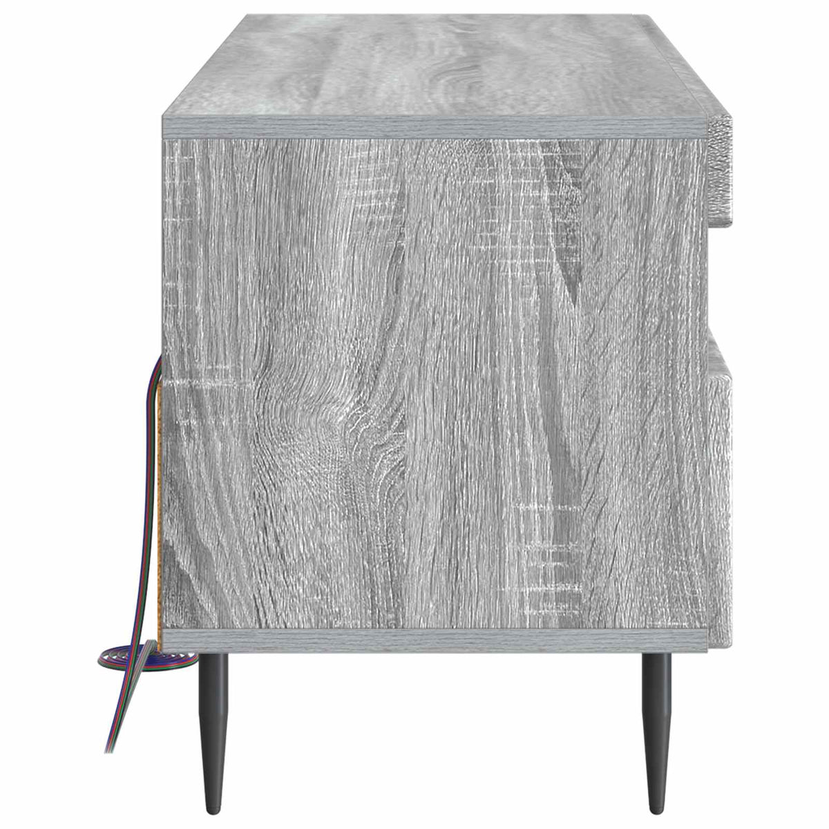 LED TV kabinet Siva Sonoma Konstruirano drvo